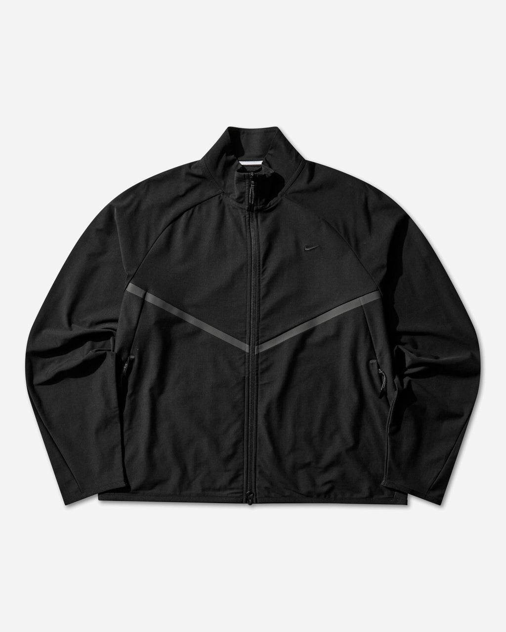 Оригінальна Mens Tech Knit Track Jacket Black Nike – боковий вид