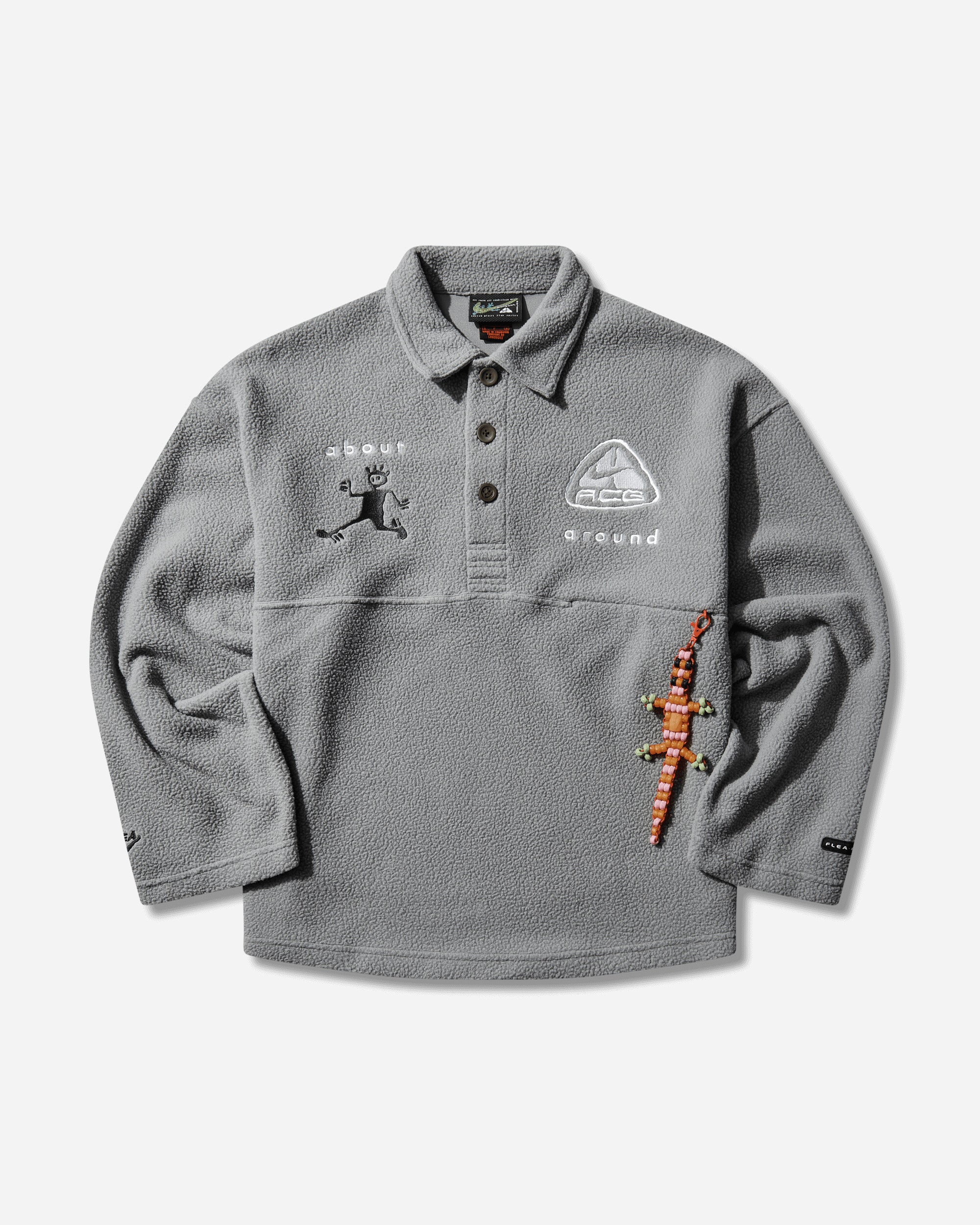 Оригінальна Acg X Cactus Plant Flea Market Longsleeve Polo Smoke Grey Nike – боковий вид
