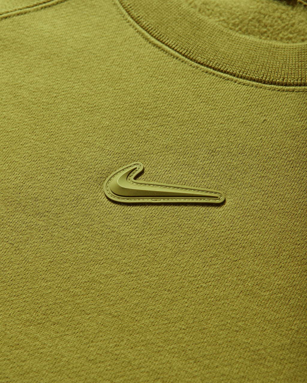Оригінальна Mens Nocta Fleece Crewneck Sweatshirt Medium Olive Nike – збільшений вид