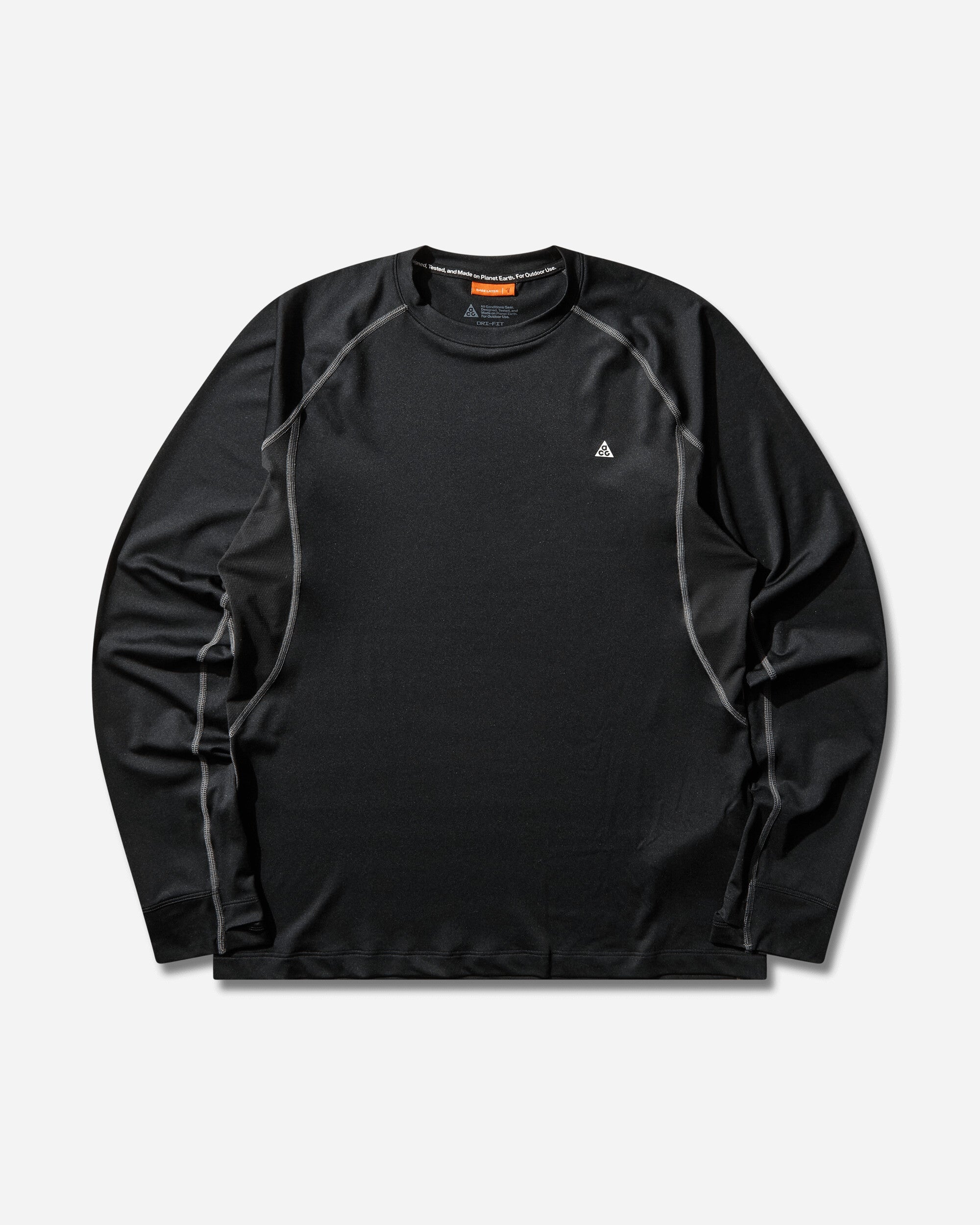 Оригінальна Mens Acg Wildsee Dri-Fit Long-Sleeve Base Layer Black Nike – боковий вид