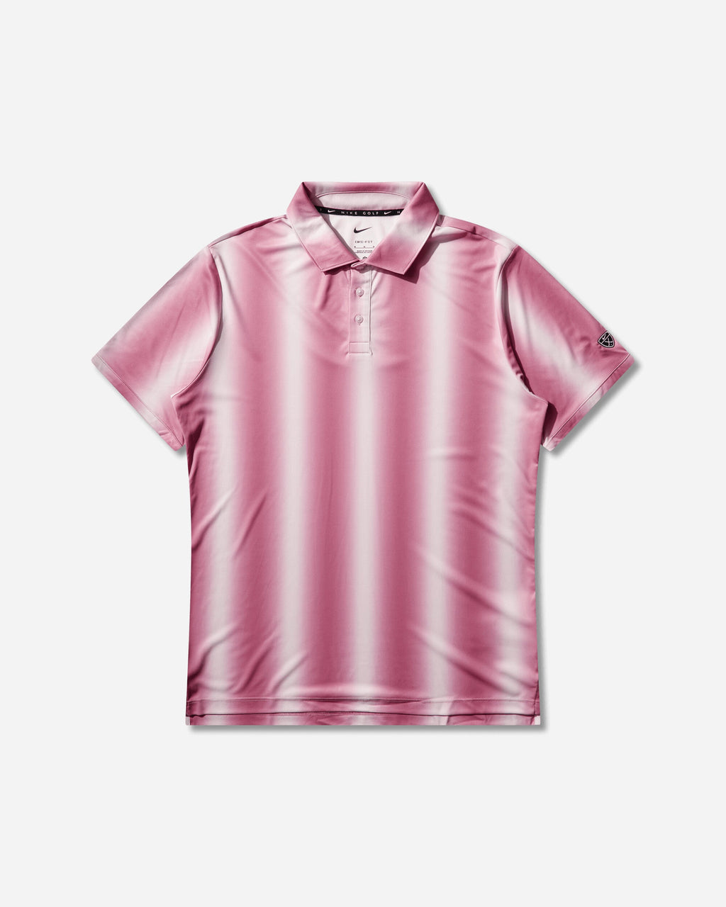 Оригінальна Mens Par Dri-Fit Golf Polo Pearl Pink Nike – боковий вид