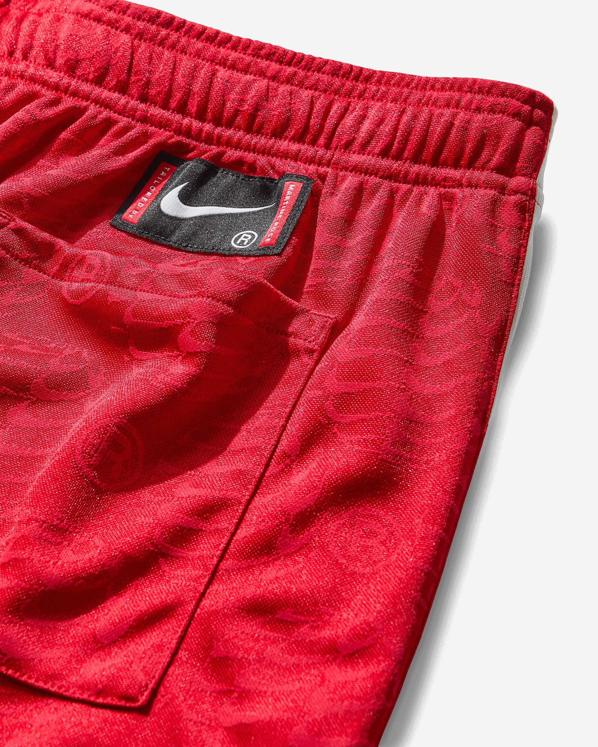 Оригінальна Mens Martine Rose Football Shorts University Red Nike – збільшений вид