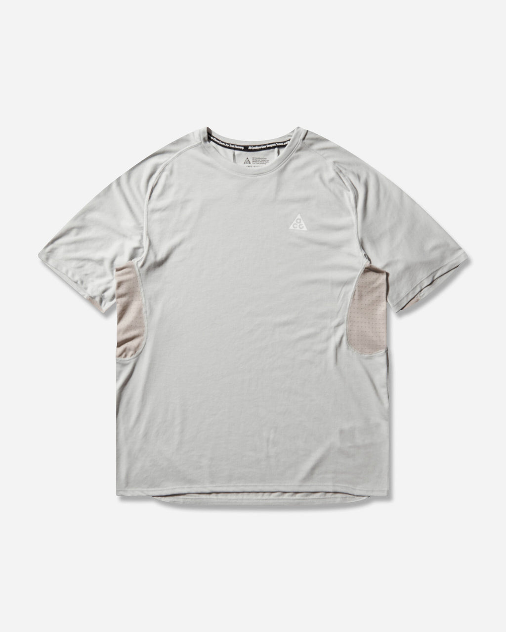 Mens Acg Solar Chase Dri-Fit Adv Trail Running Top Grey Fog Nike оригінал – Купити в Україні – боковий вид