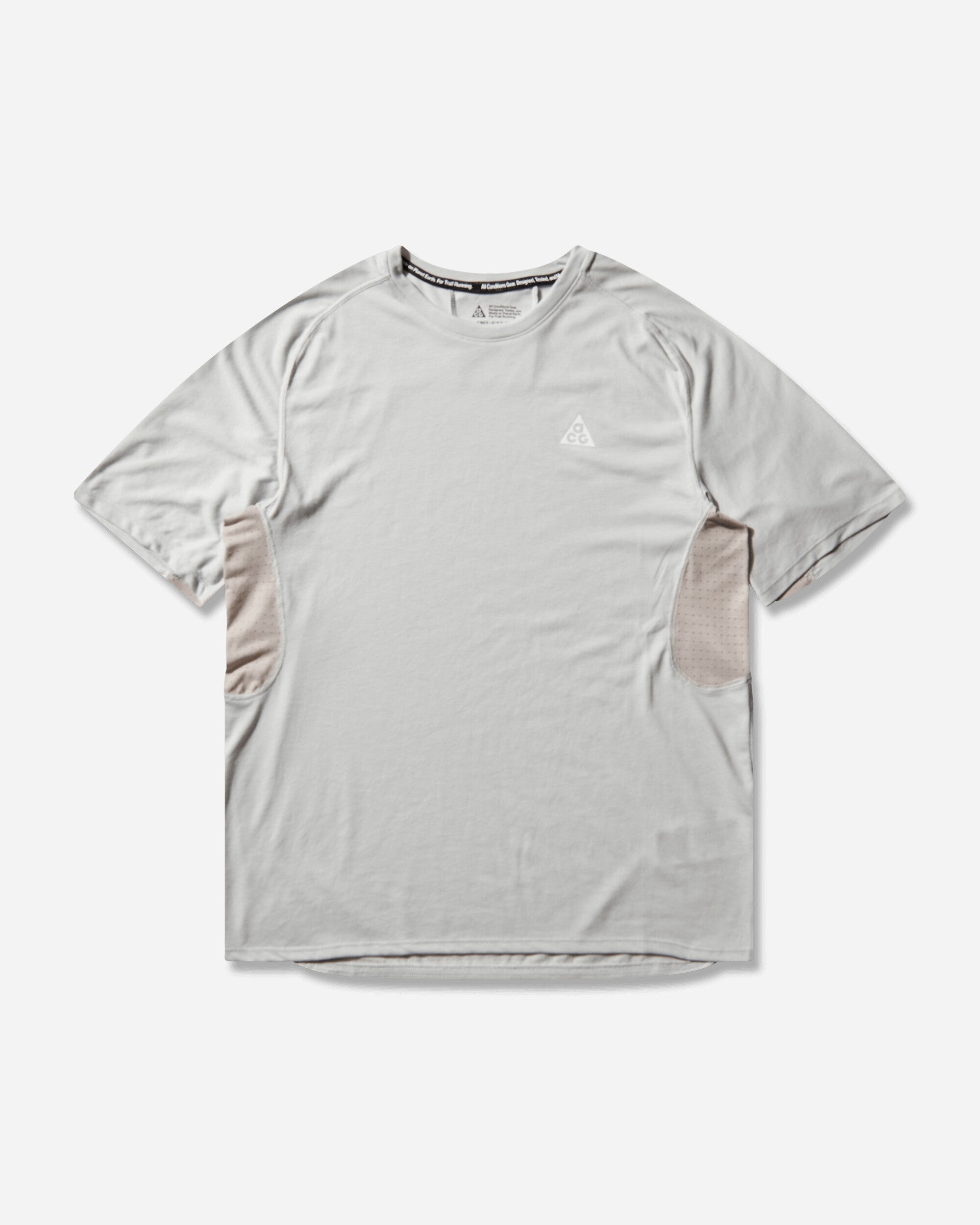 Mens Acg Solar Chase Dri-Fit Adv Trail Running Top Grey Fog Nike оригінал – Купити в Україні – боковий вид