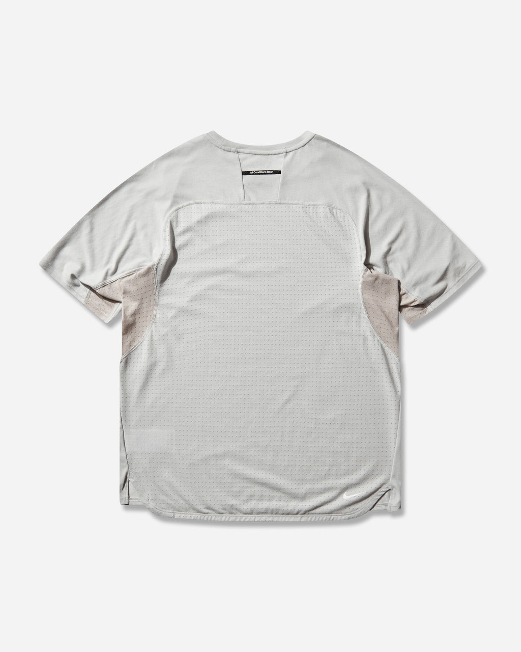 Mens Acg Solar Chase Dri-Fit Adv Trail Running Top Grey Fog Nike оригінал – Купити в Україні – вид ззаду