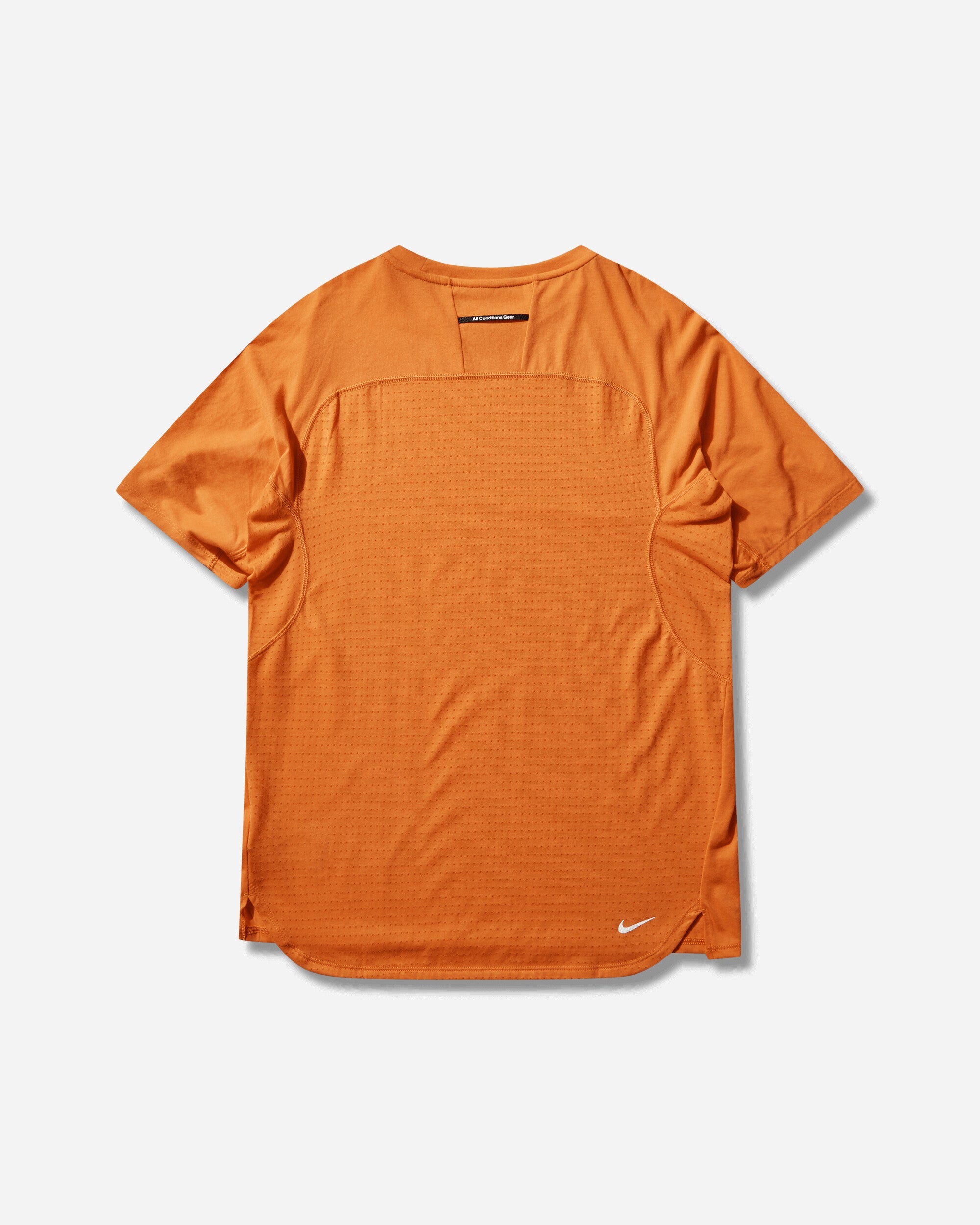 Mens Acg Solar Chase Dri-Fit Adv Trail Running Top Safety Orange Nike – Гарантія оригінальності – вид ззаду