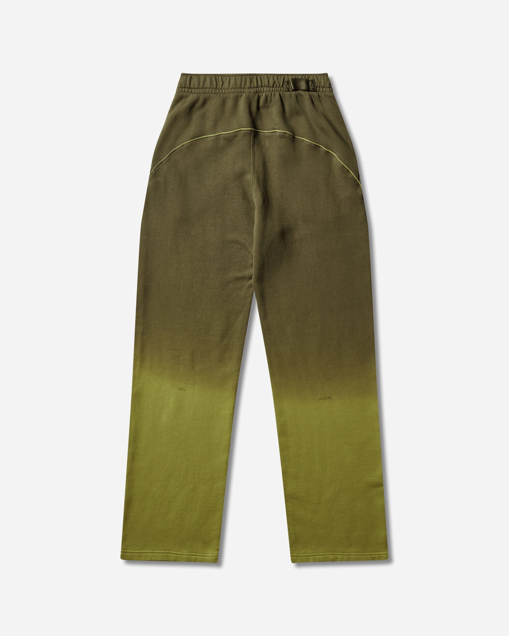 Mens Nocta Open Hem Fleece Pants Moss Nike – Гарантія оригінальності – вид ззаду
