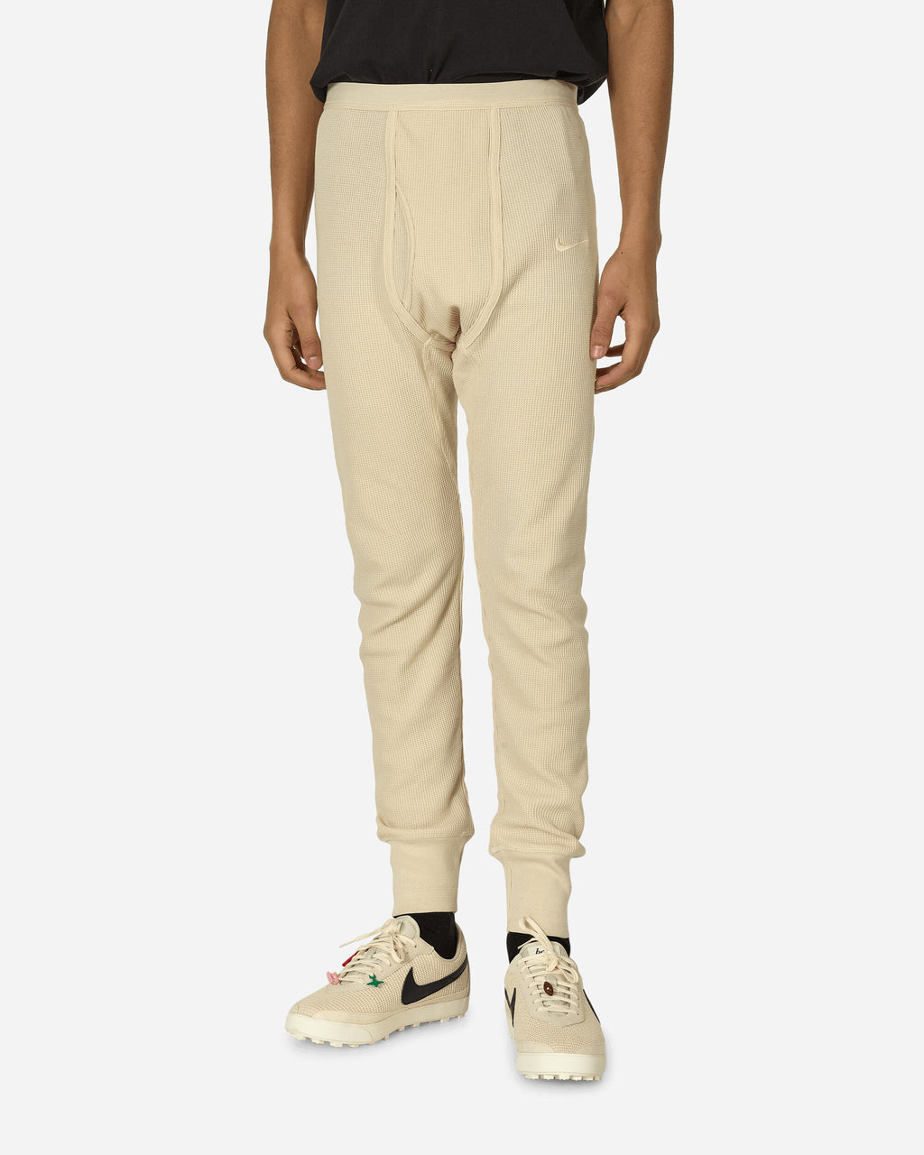 Оригінальна Bode Rec. Thermal Pants Ecru Nike – боковий вид