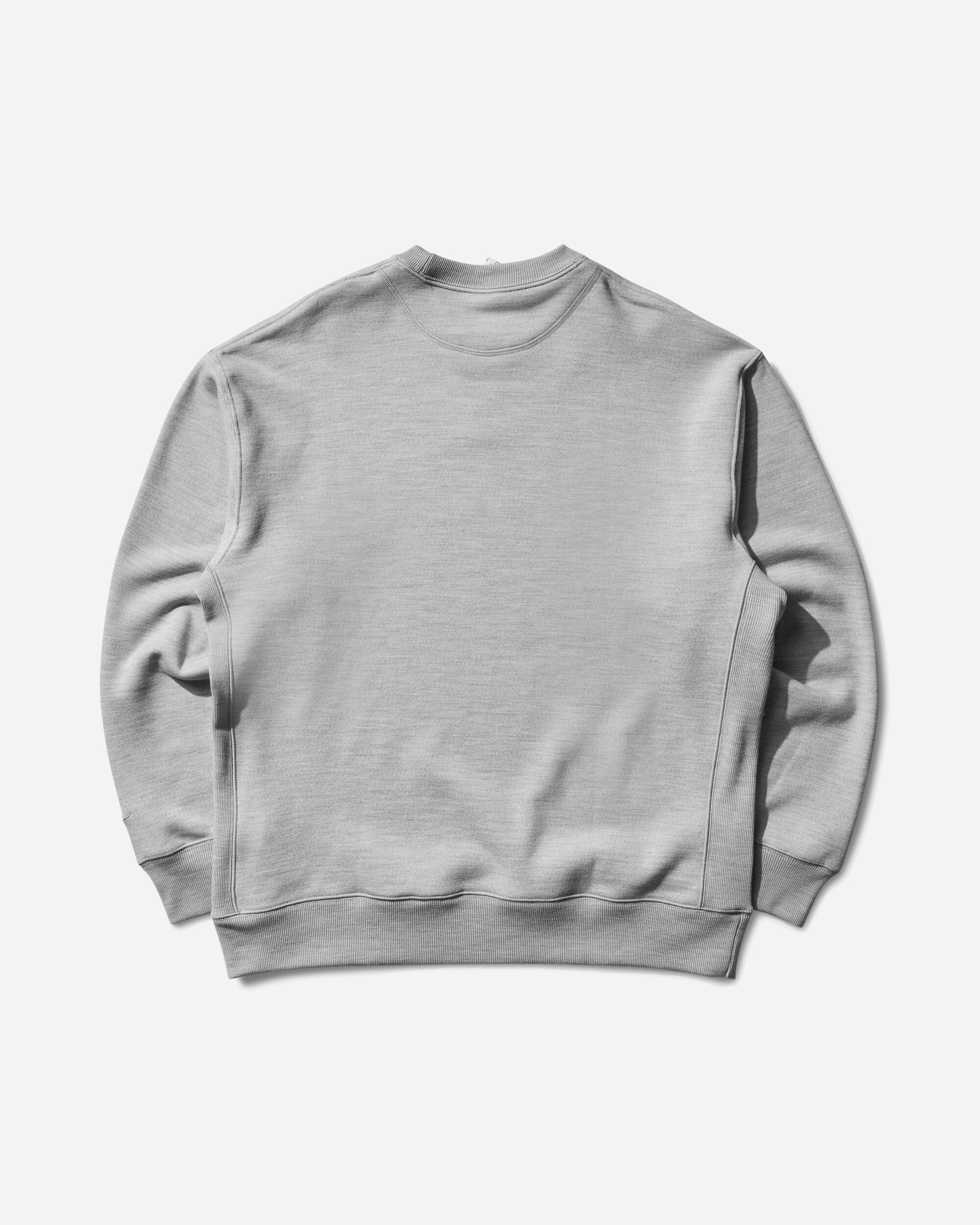 Mens Wool Classics Crewneck Sweatshirt Heather Nike оригінал – Купити в Україні – вид ззаду - NIKE