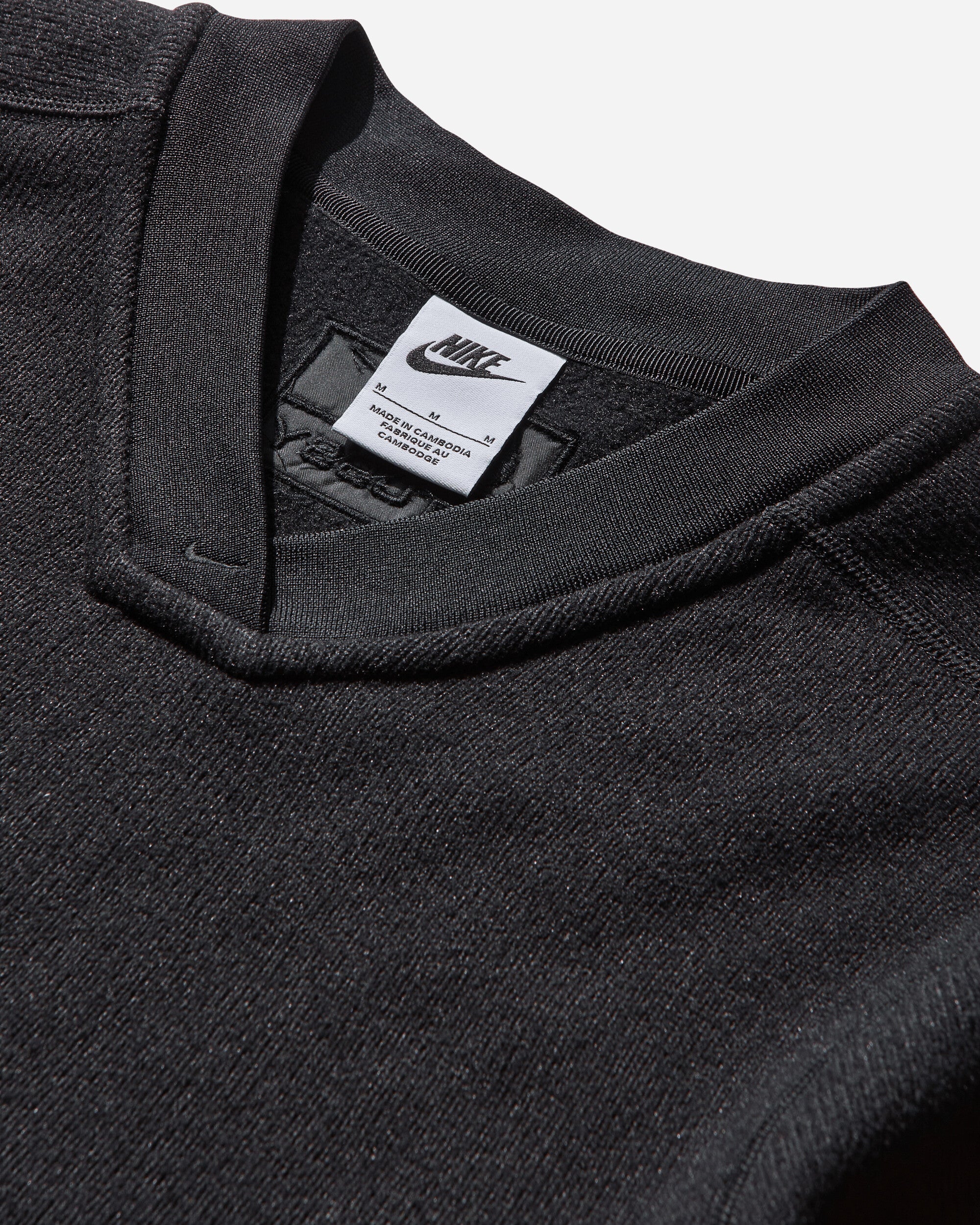 Оригінальна Stüssy Thermal Pullover Black Nike – детальний вид - NIKE