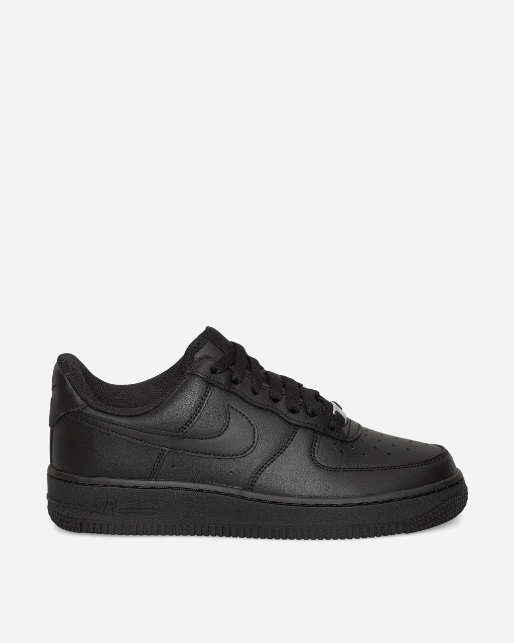 Womens Air Force 1 07 Sneakers Black Nike оригінал – Купити в Україні – боковий вид