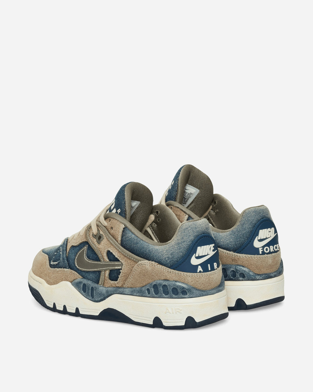 Оригінальна Levis X Nigo Air Force 3 Low Sneakers Olive Grey Nike – збільшений вид