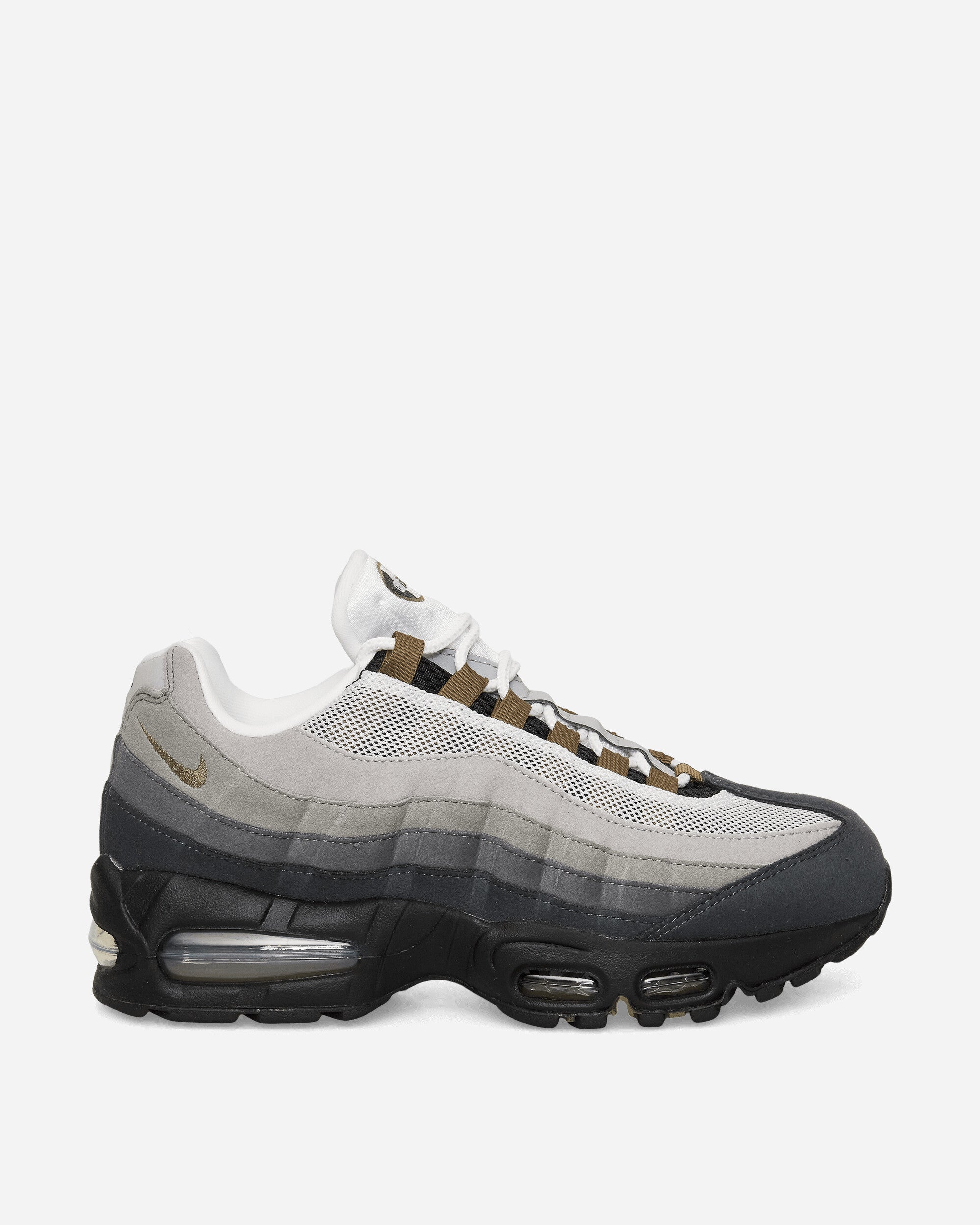 Womens Air Max 95 Sneakers Medium Olive Nike оригінал – Купити в Україні – боковий вид - NIKE