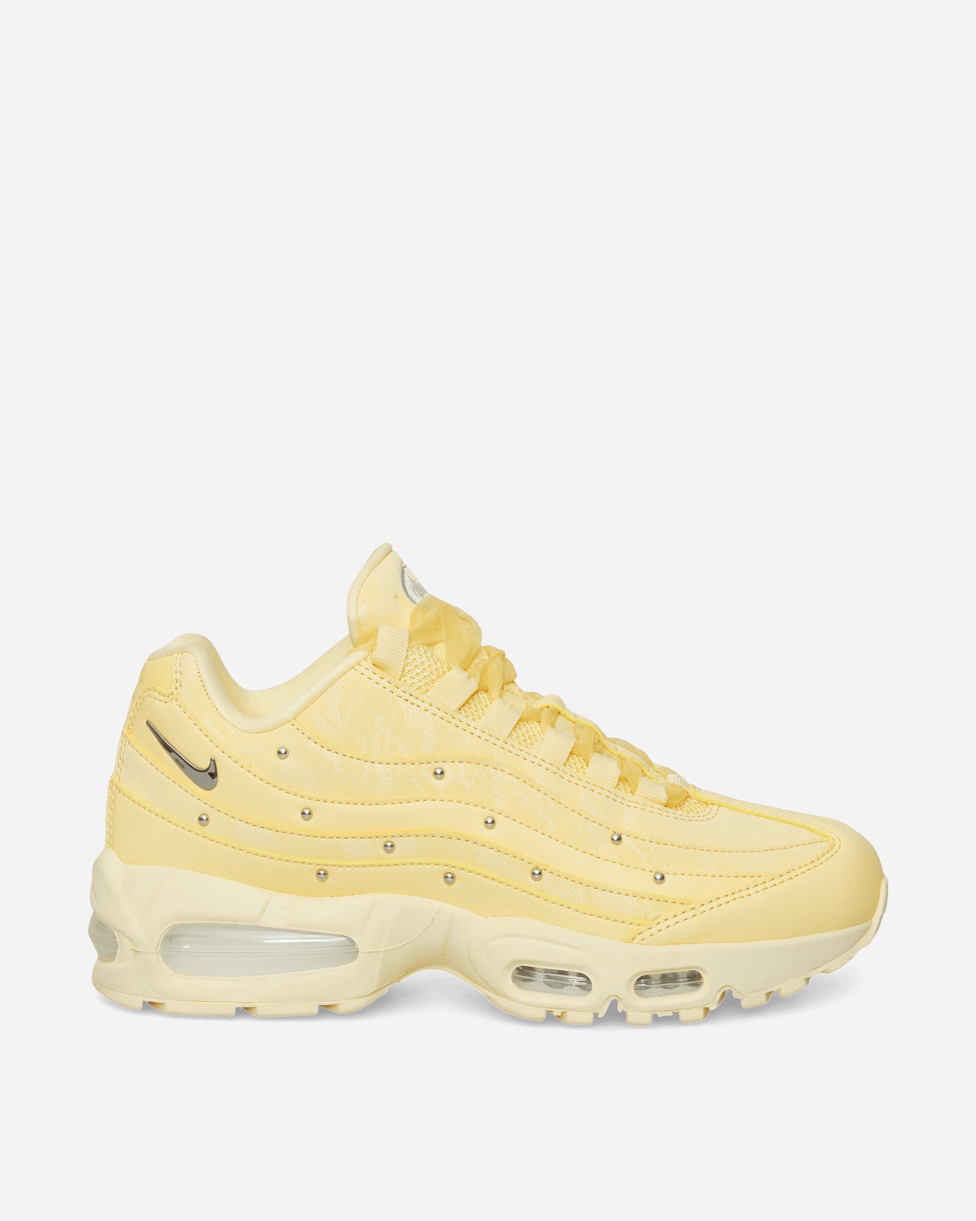 Оригінальна Womens Air Max 95 Big Bubble Sneakers Soft Yellow Nike – боковий вид - NIKE