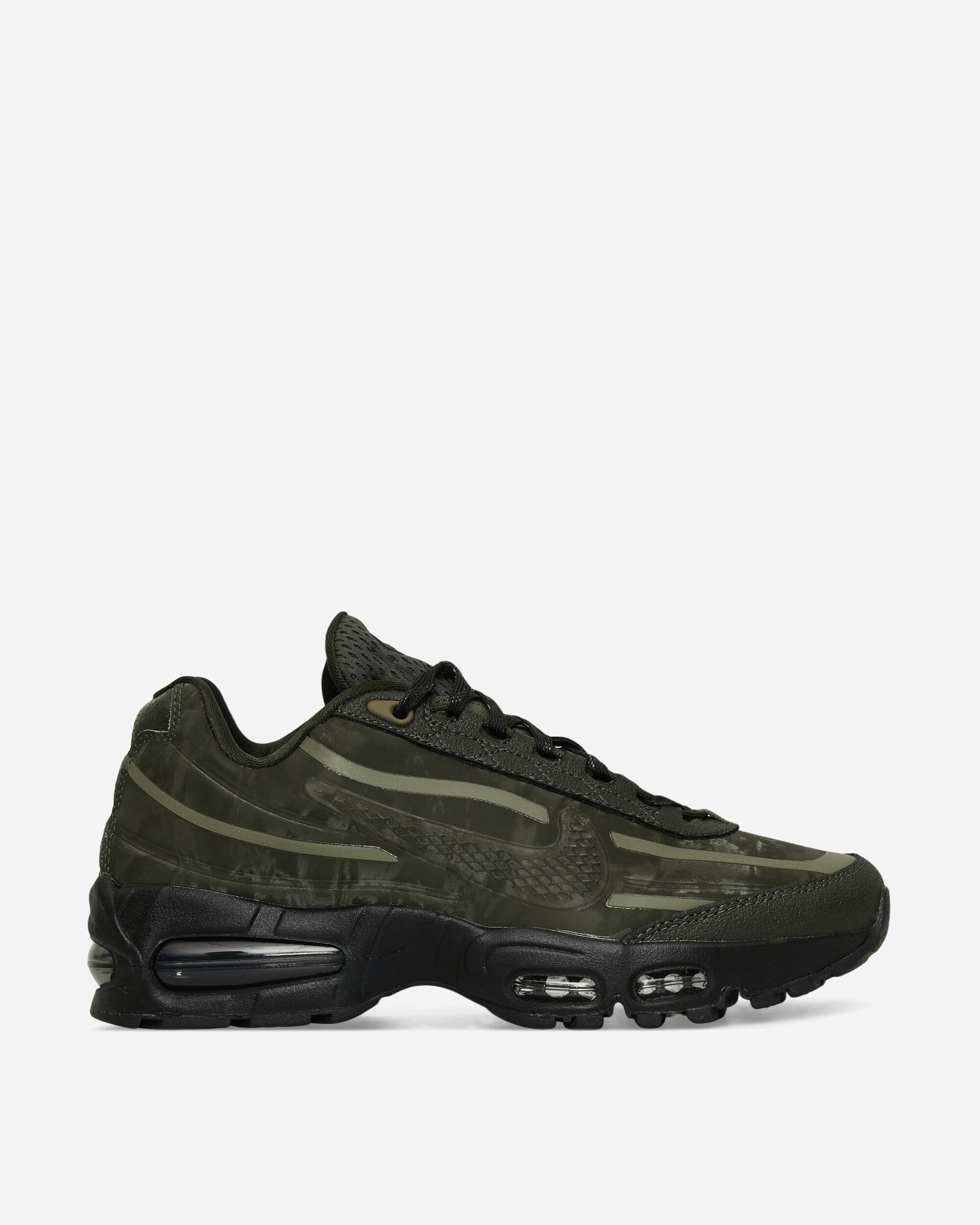 Оригінальна Worksout Air Max 95 Sneakers Medium Olive Nike – боковий вид - NIKE