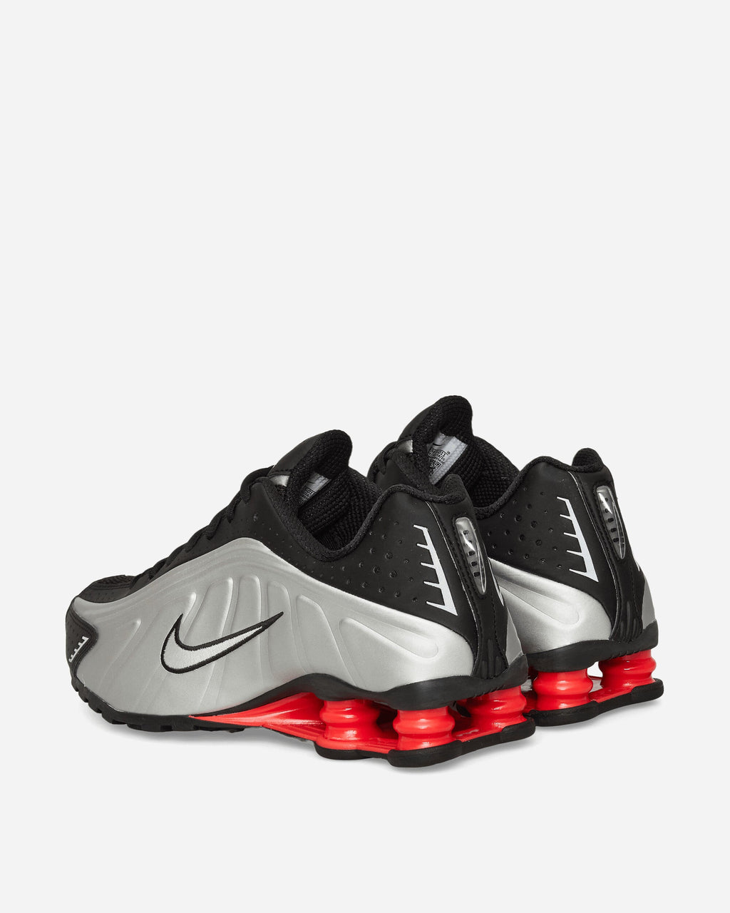 Оригінальна Womens Shox R4 Sneakers Metallic Silver Nike – збільшений вид