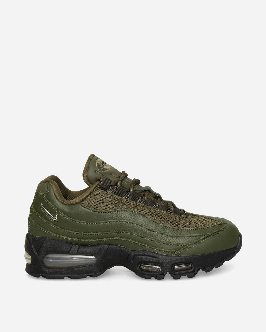 Womens Air Max 95 Sneakers Cargo Khaki Nike оригінал – Купити в Україні – боковий вид