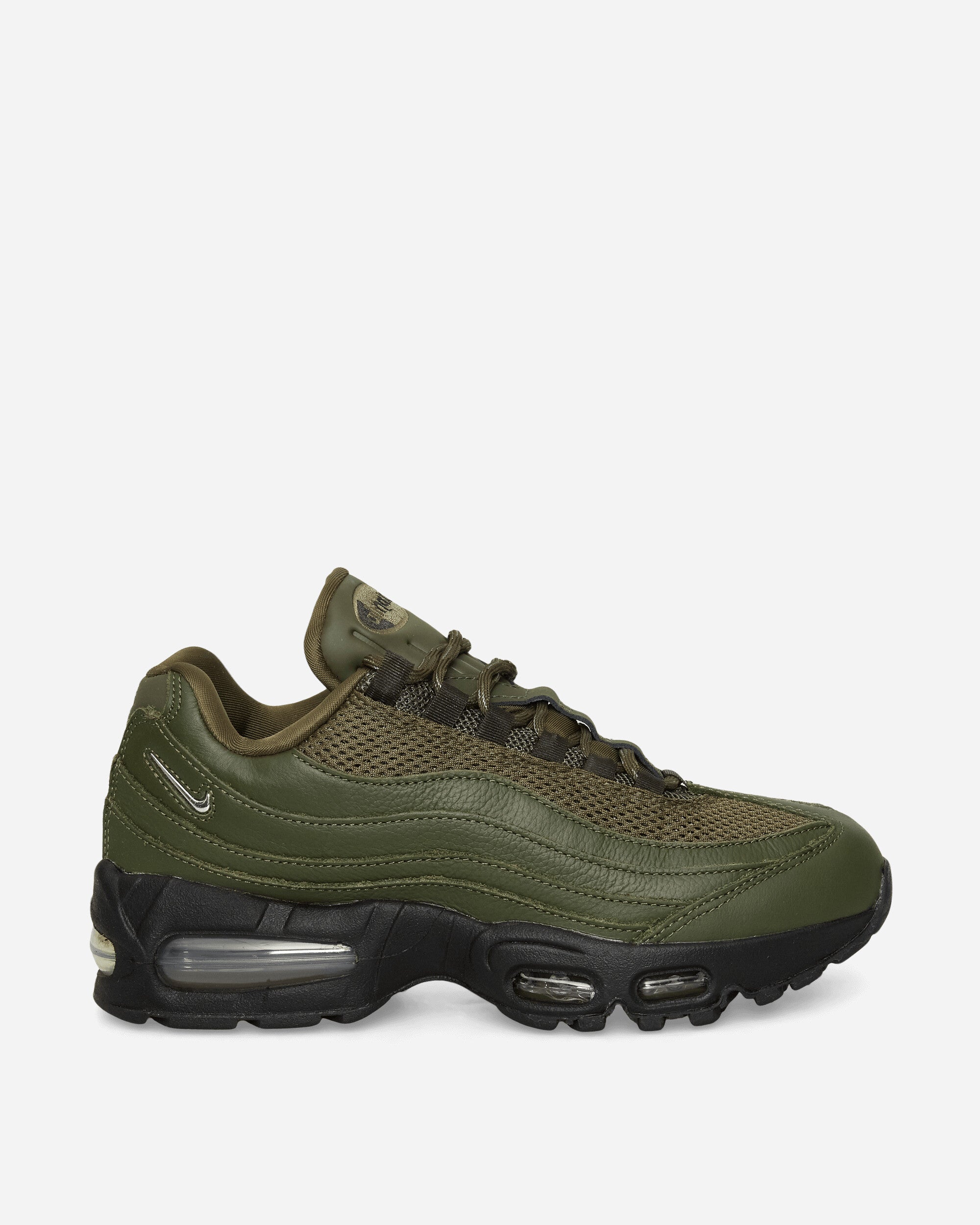 Womens Air Max 95 Sneakers Cargo Khaki Nike оригінал – Купити в Україні – боковий вид - NIKE