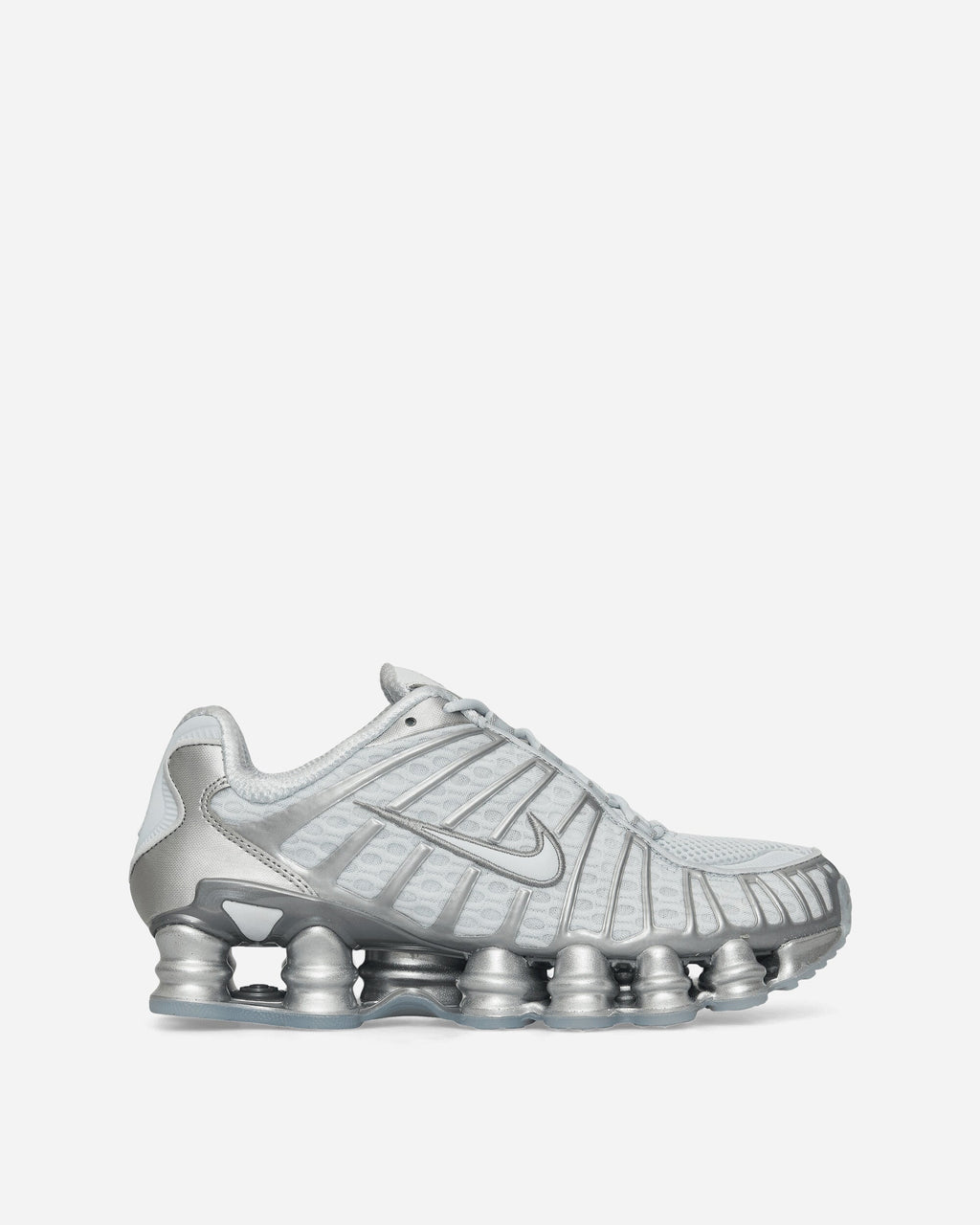 Womens Shox Tl Sneakers Pure Platinum Nike – Гарантія оригінальності – боковий вид