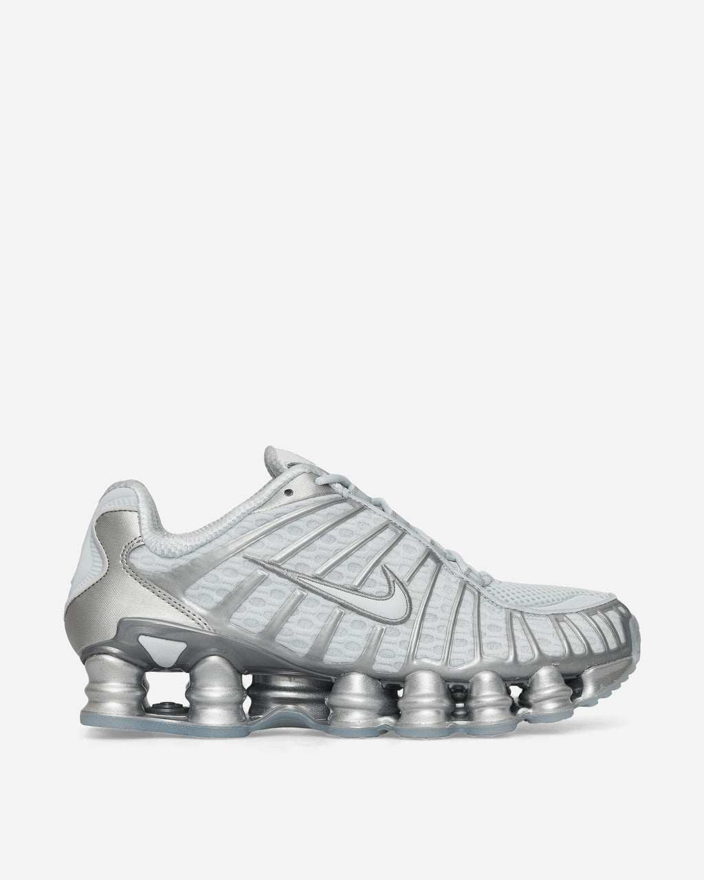 Womens Shox Tl Sneakers Pure Platinum Nike – Гарантія оригінальності – вид ззаду