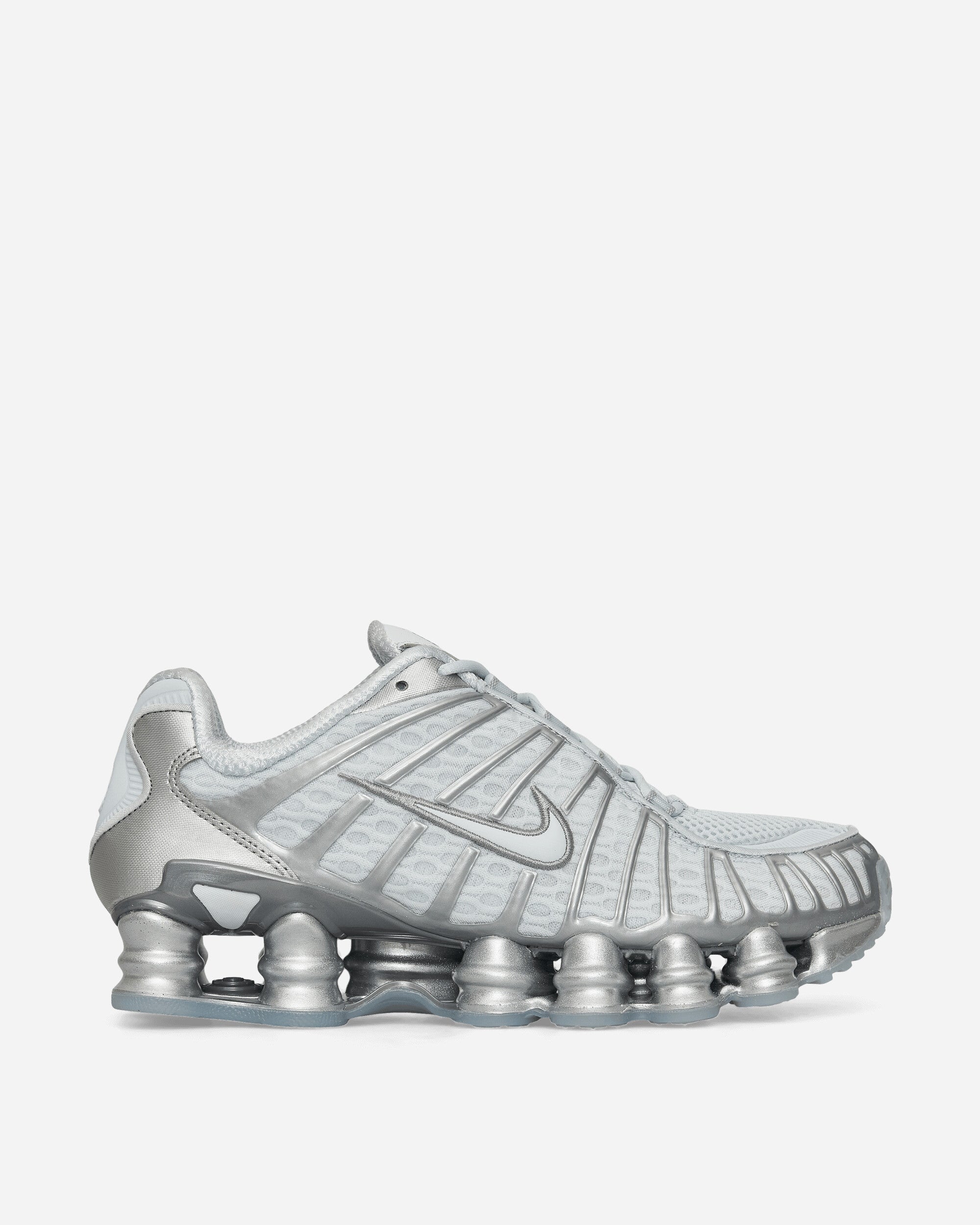 Womens Shox Tl Sneakers Pure Platinum Nike – Гарантія оригінальності – вид ззаду - NIKE