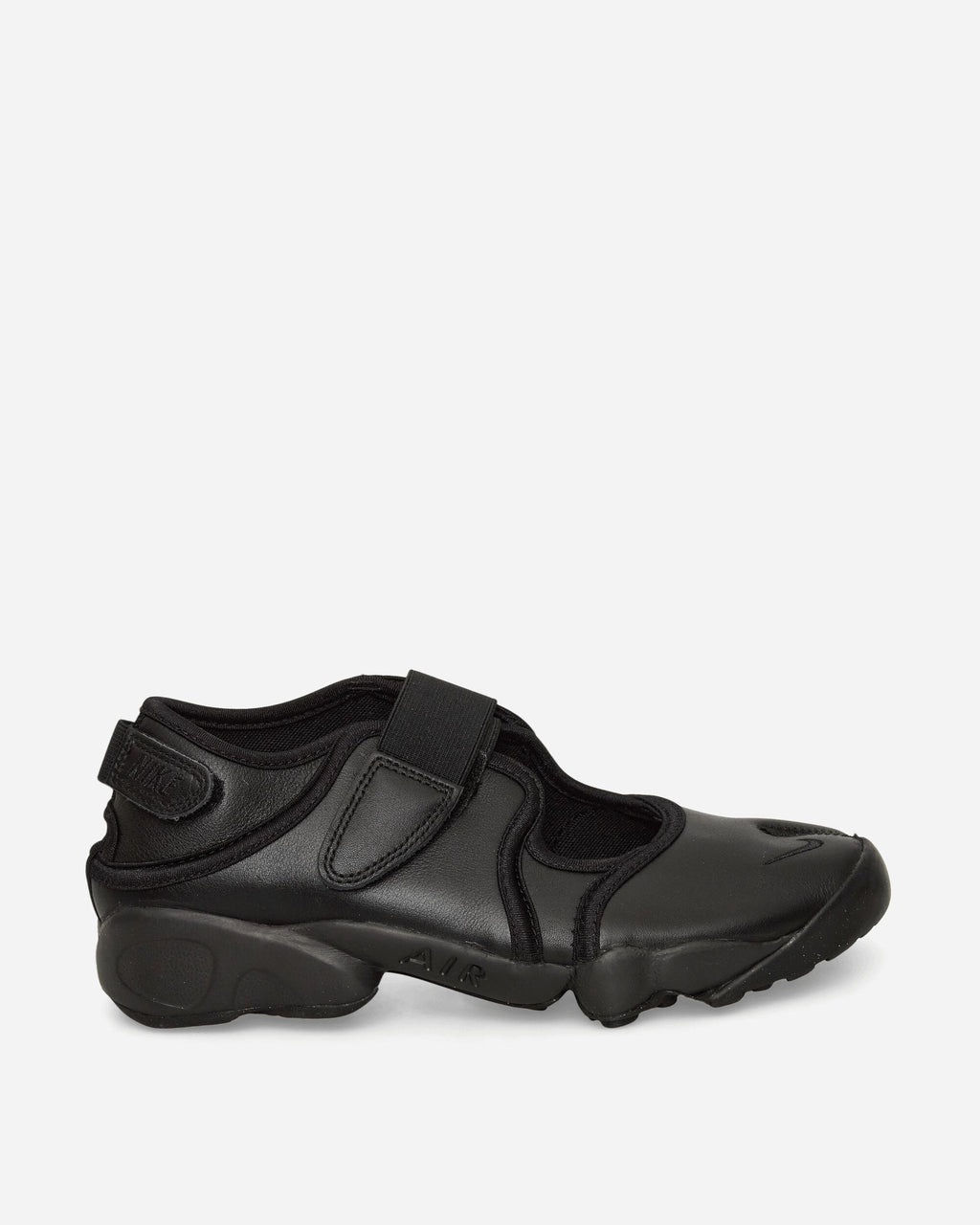 Оригінальна Womens Air Rift Leather Sandals Black Nike – боковий вид