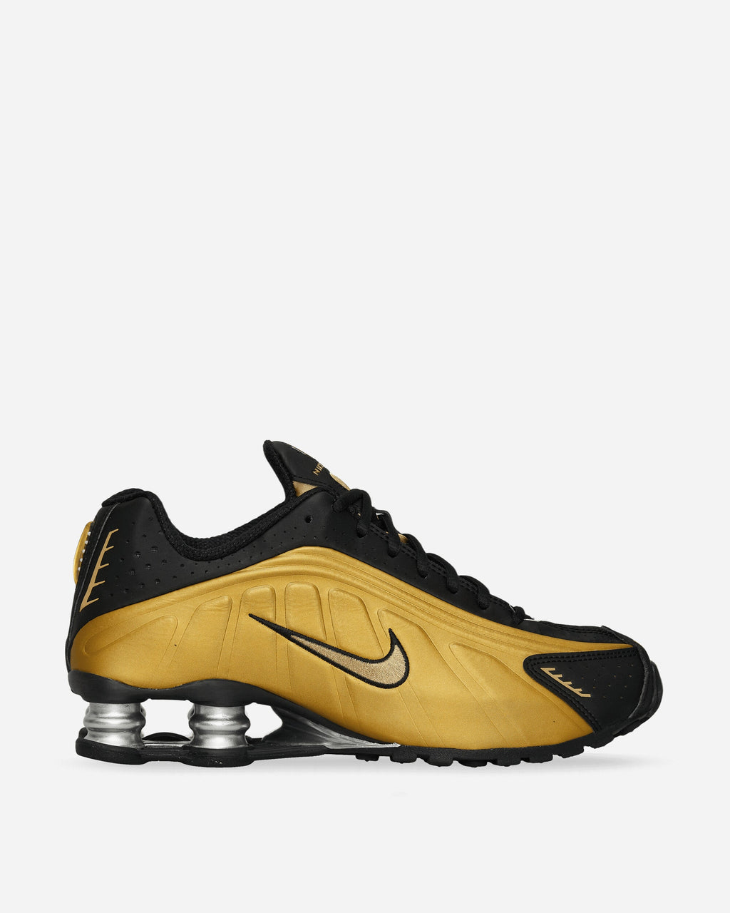 Оригінальна Womens Shox R4 Sneakers Black Nike – вид ззаду