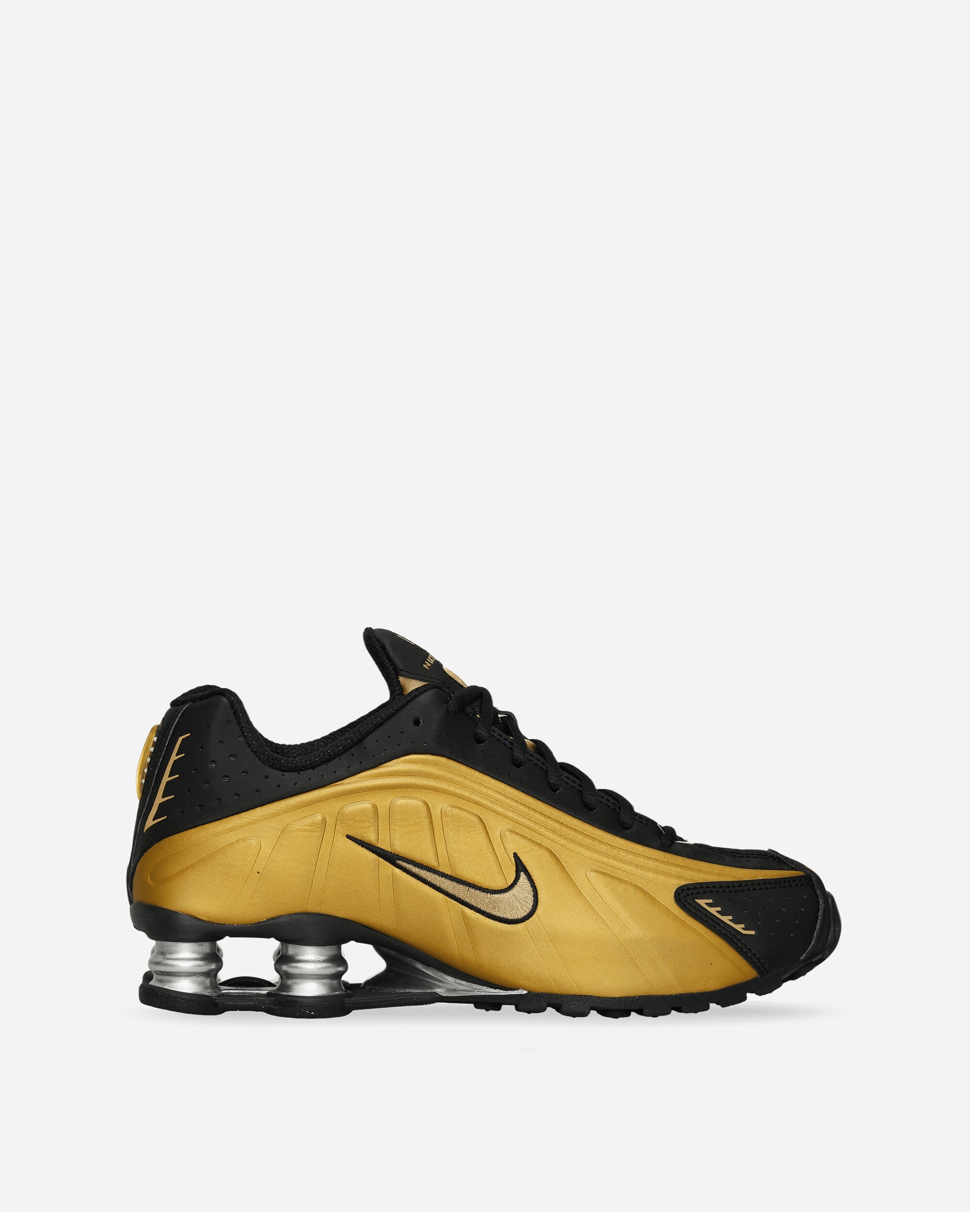 Оригінальна Womens Shox R4 Sneakers Black Nike – боковий вид