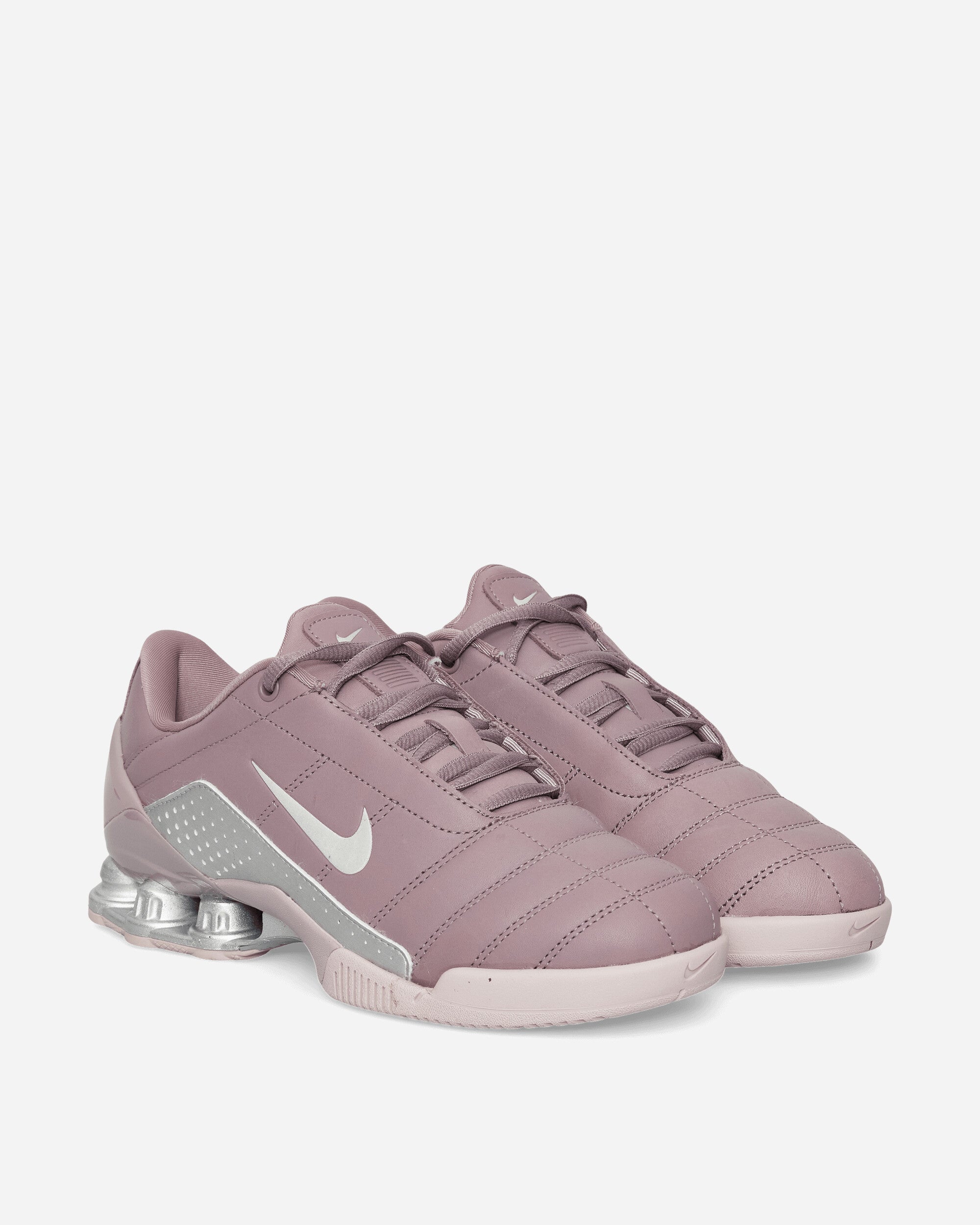Оригінальна Womens T90 Shox Magia Sneakers Taupe Grey Nike – вид ззаду - NIKE