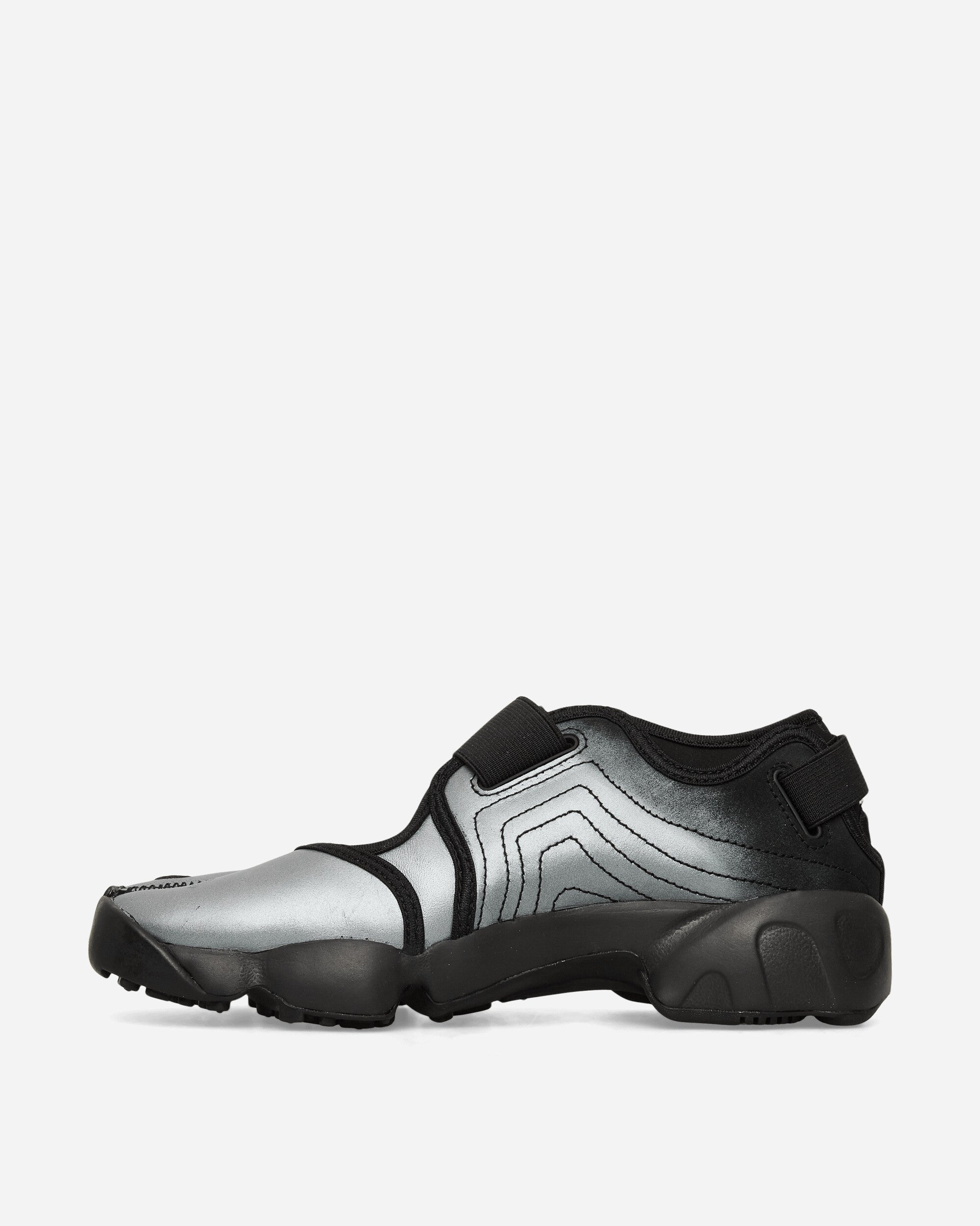 Womens Air Rift Leather Sandals Metallic Silver Nike – Гарантія оригінальності – детальний вид