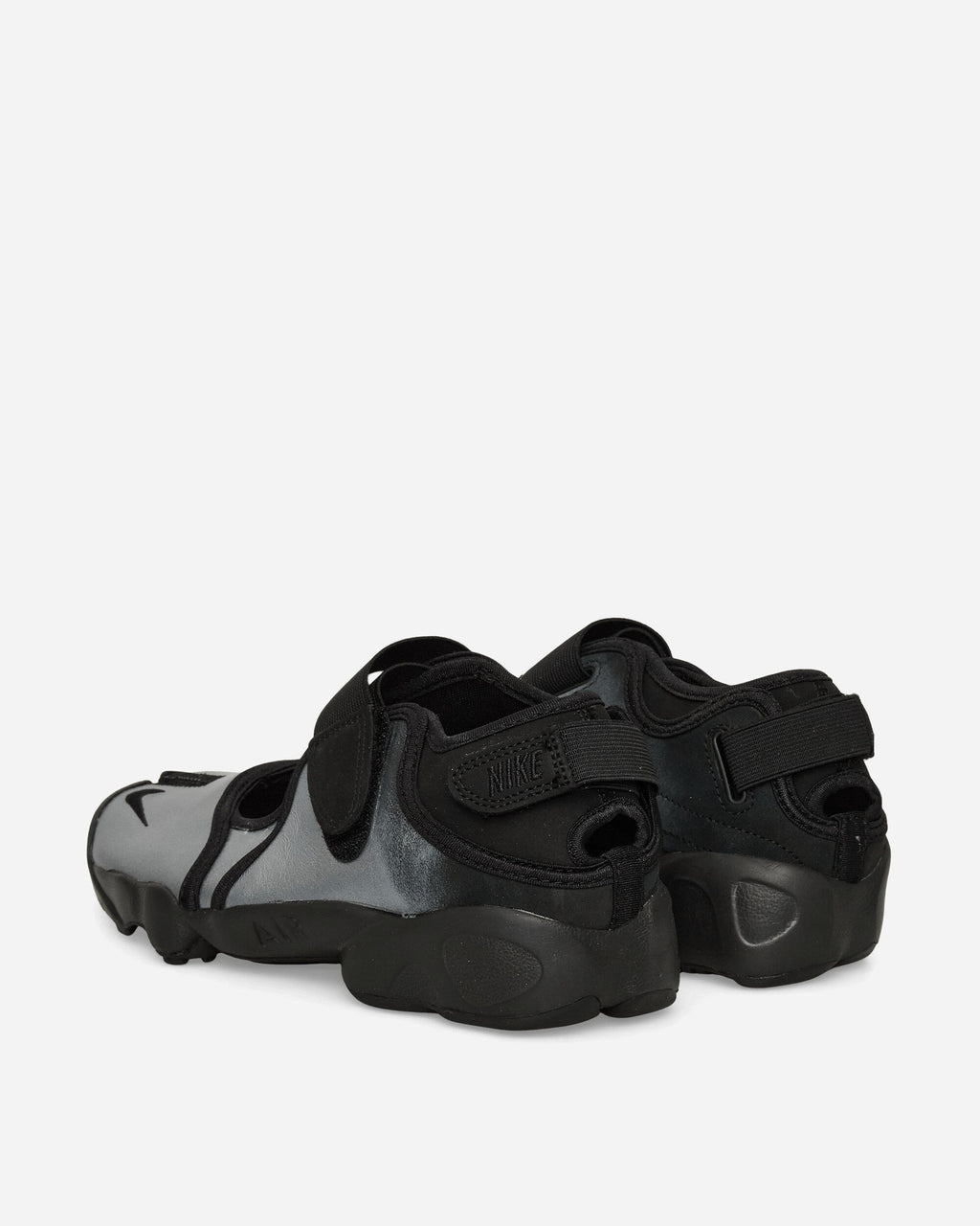 Womens Air Rift Leather Sandals Metallic Silver Nike – Гарантія оригінальності – збільшений вид