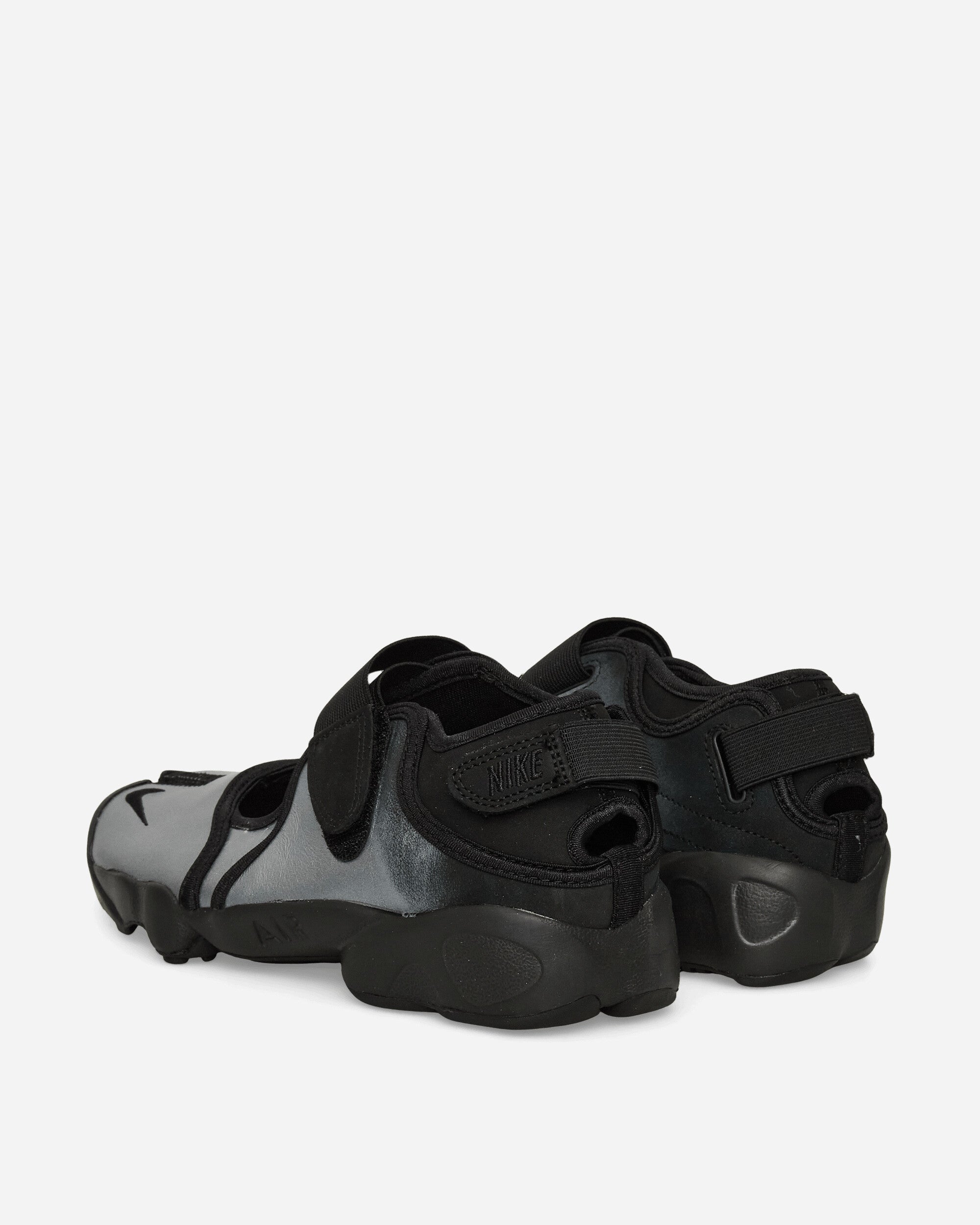 Womens Air Rift Leather Sandals Metallic Silver Nike – Гарантія оригінальності – збільшений вид