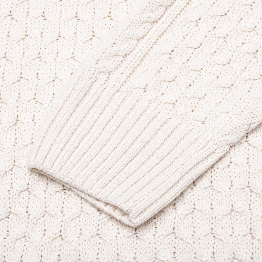 Life Cable Knit Turtleneck Sweater Light Bone Nike – Гарантія оригінальності – збільшений вид