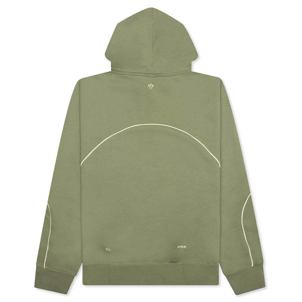 Nrg Cs Hoodie Fleece Oil Green Nike оригінал – Купити в Україні – вид ззаду - NIKE