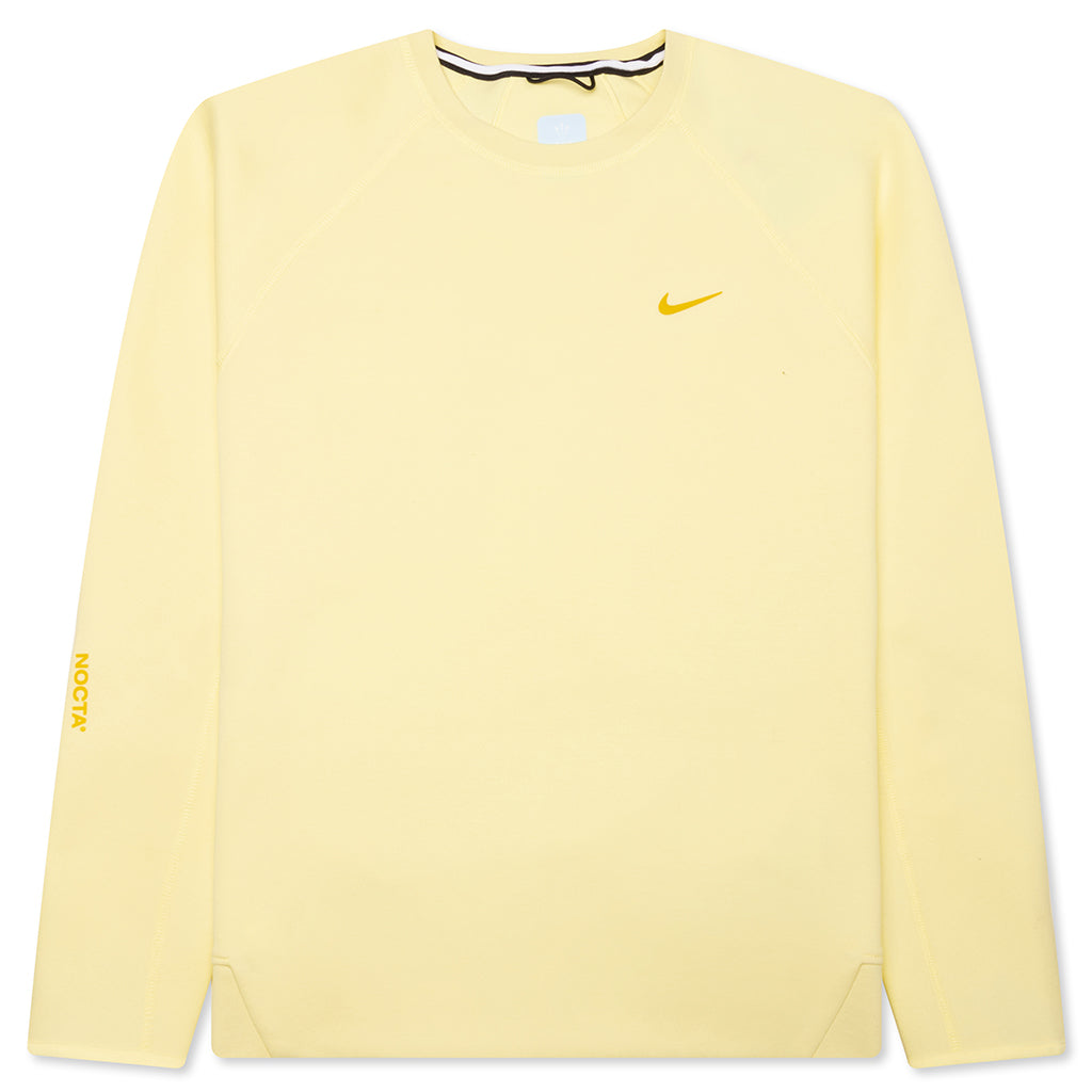 Оригінальна Tech Fleece Crew Citron Tint Nike – боковий вид - NIKE