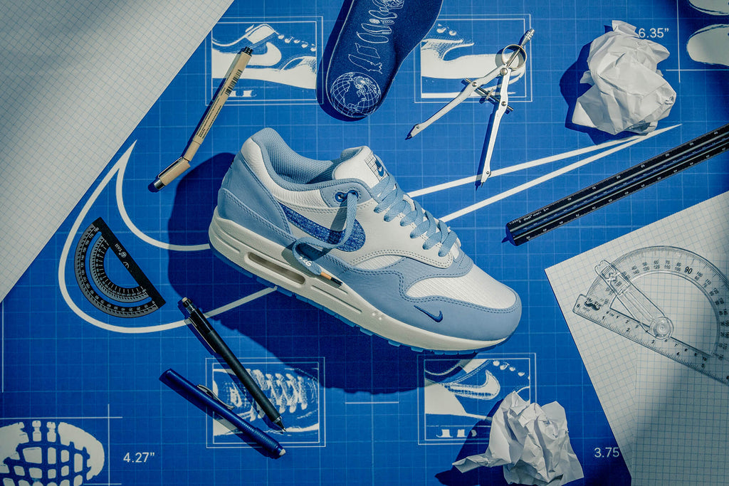 Air Max 1 Prm Blueprint Nike – Гарантія оригінальності – вид ззаду