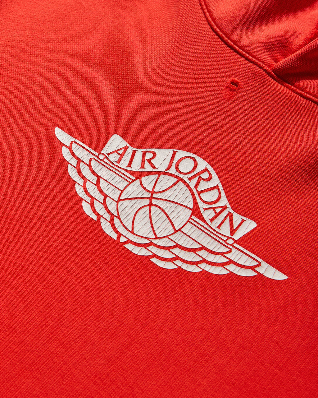 Mens Rare Air Fleece Hoodie Chile Red Nike – Гарантія оригінальності – детальний вид