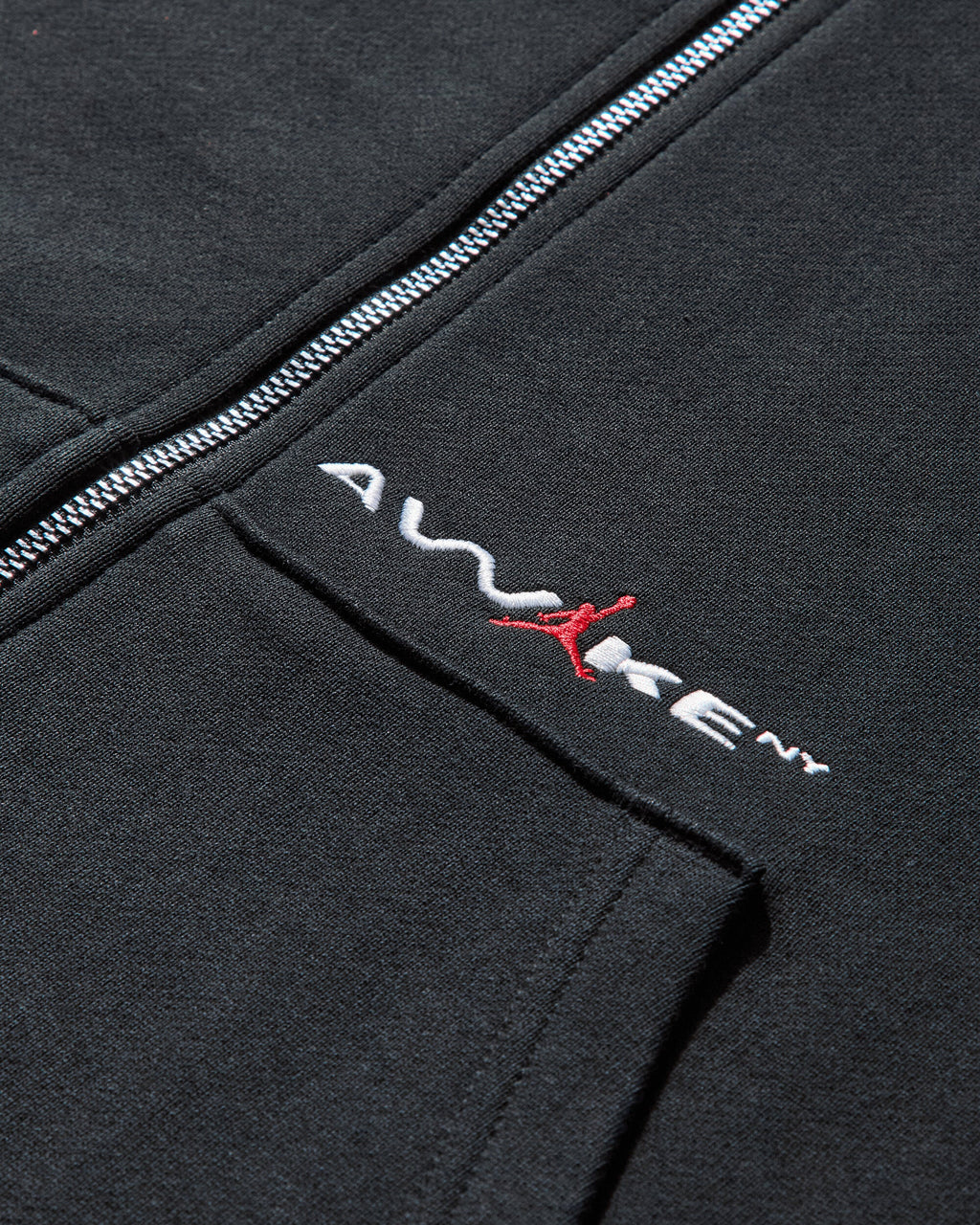 Mens Awake Ny Full-Zip Fleece Hoodie Black Nike – Гарантія оригінальності – збільшений вид
