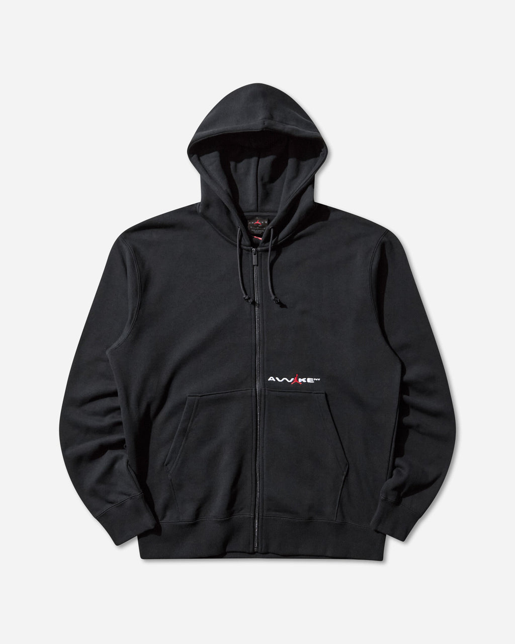 Mens Awake Ny Full-Zip Fleece Hoodie Black Nike – Гарантія оригінальності – боковий вид