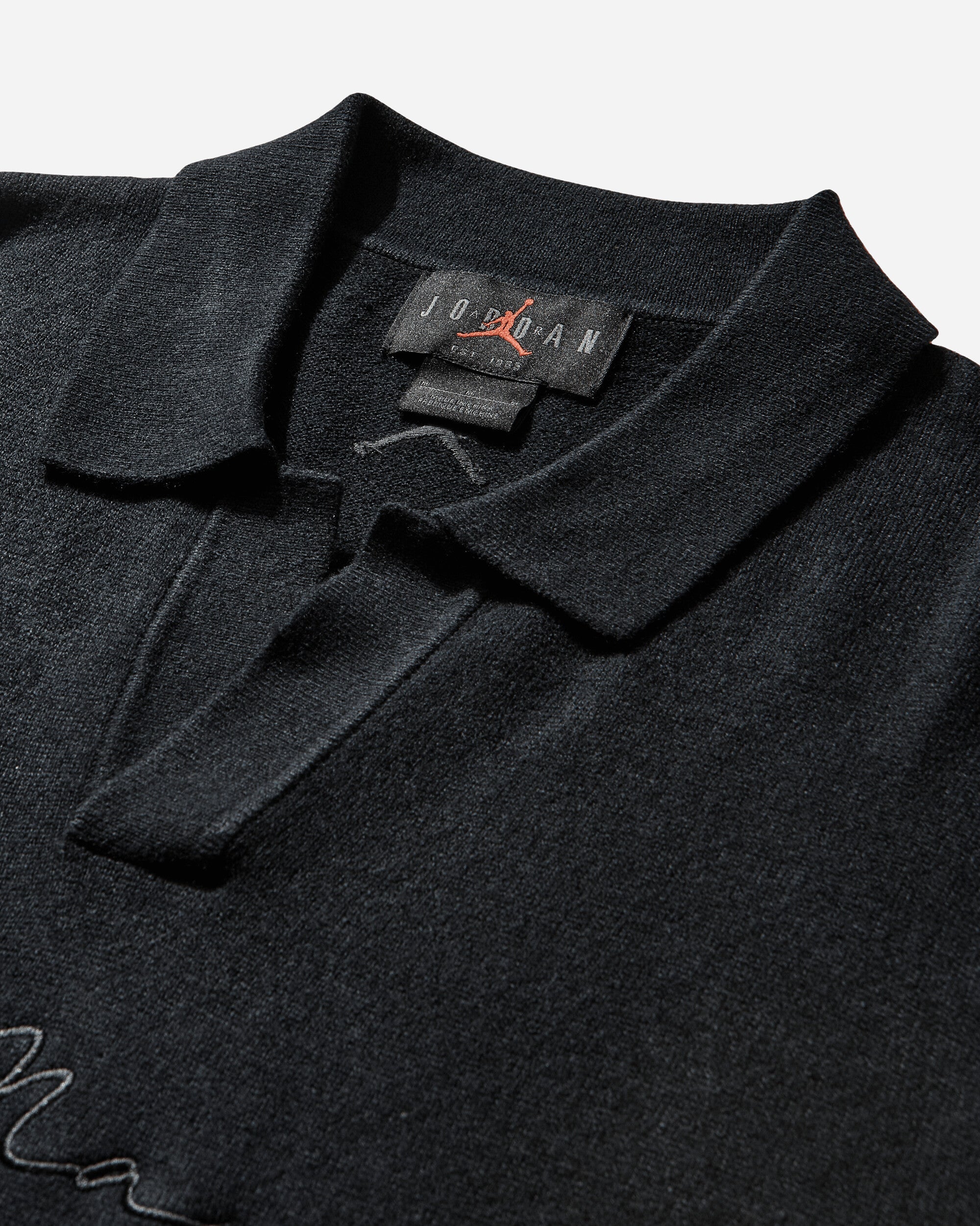 Оригінальна Mens A Ma Maniére Knit Polo Black Nike – збільшений вид