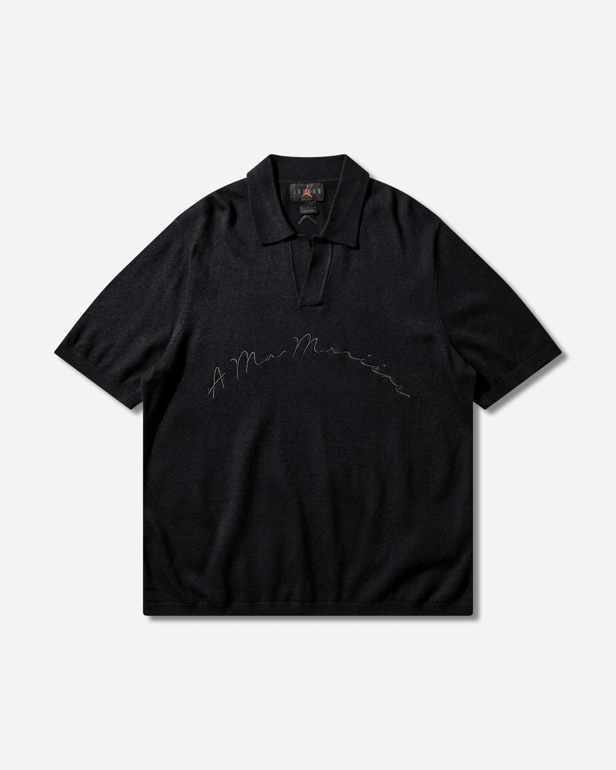 Оригінальна Mens A Ma Maniére Knit Polo Black Nike – боковий вид