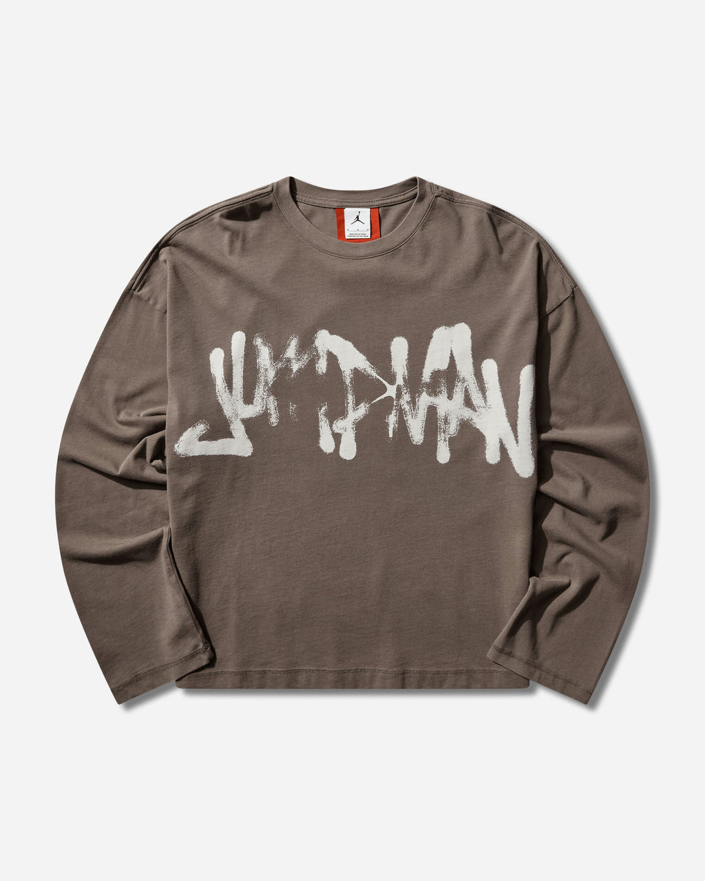 Оригінальна Mens In1house Jumpman Longsleeve T-Shirt Cave Stone Nike – боковий вид