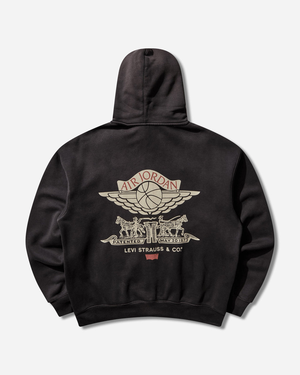Levis Graphic Zip Hoodie Black Nike – Гарантія оригінальності – вид ззаду