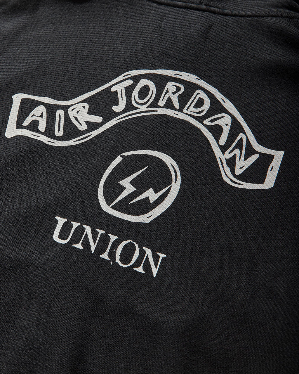 Union X Fragment Zip Hoodie Black Nike – Гарантія оригінальності – детальний вид