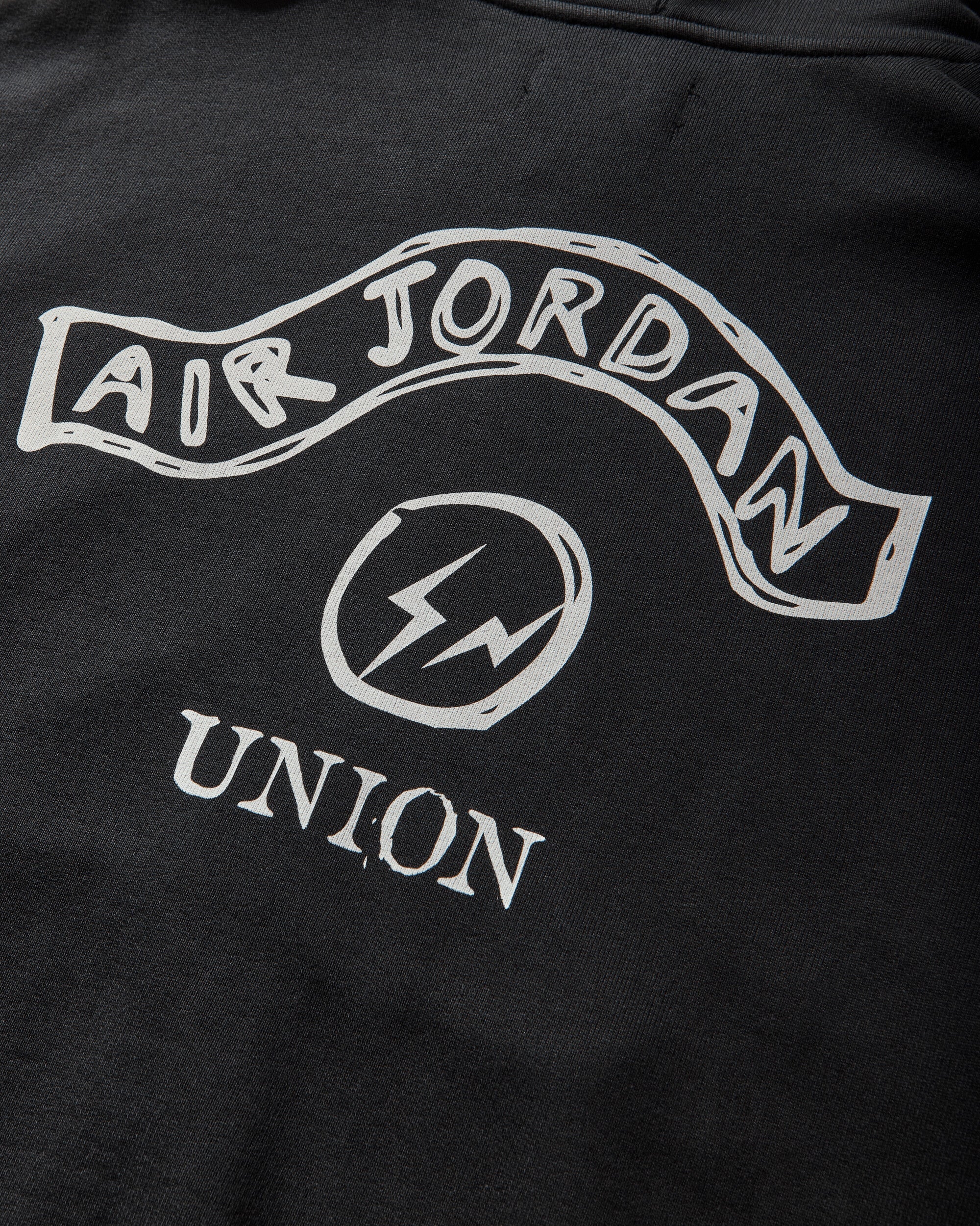 Union X Fragment Zip Hoodie Black Nike – Гарантія оригінальності – детальний вид