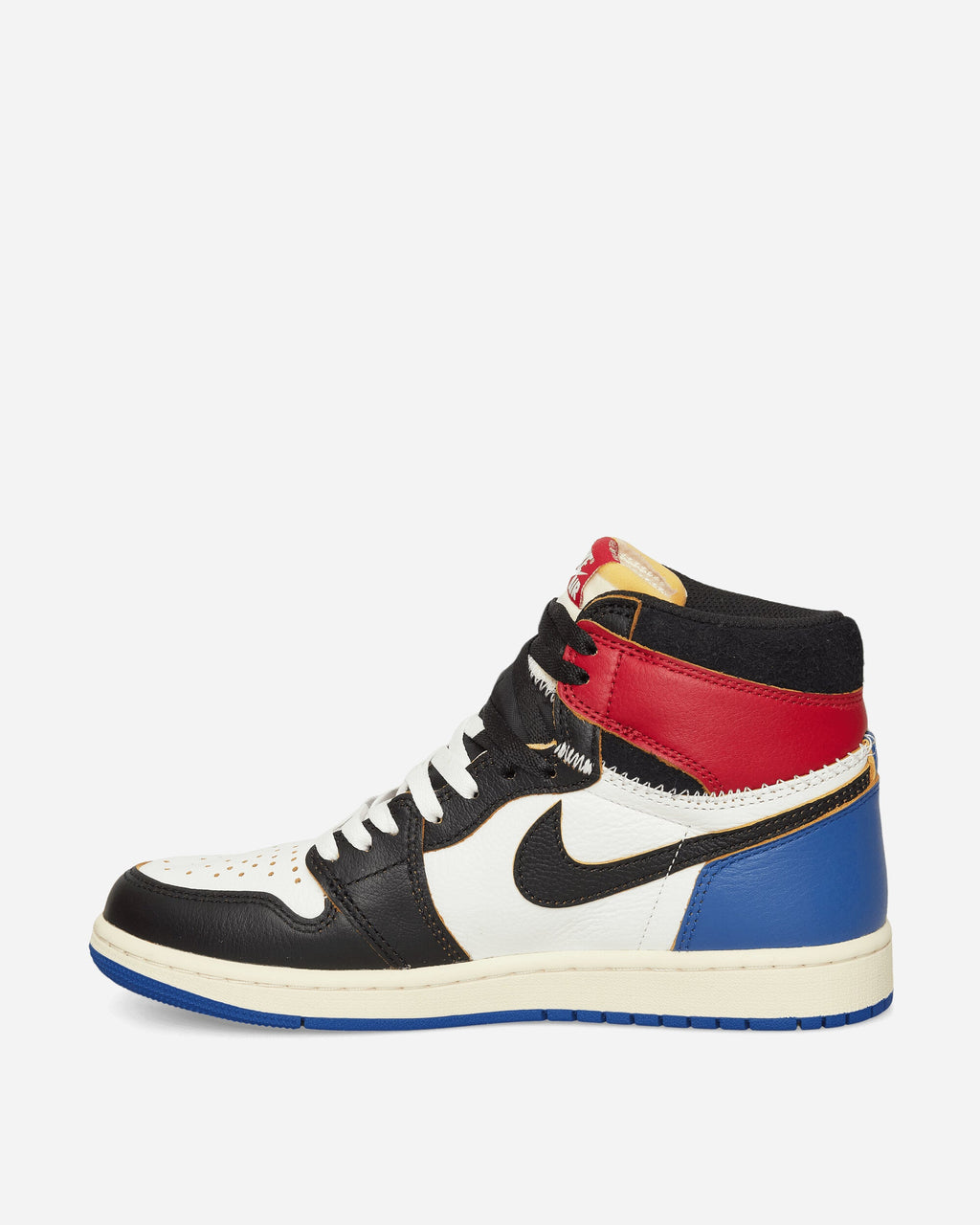 Оригінальна Union X Fragment Air Jordan 1 Sneakers Black Nike – детальний вид