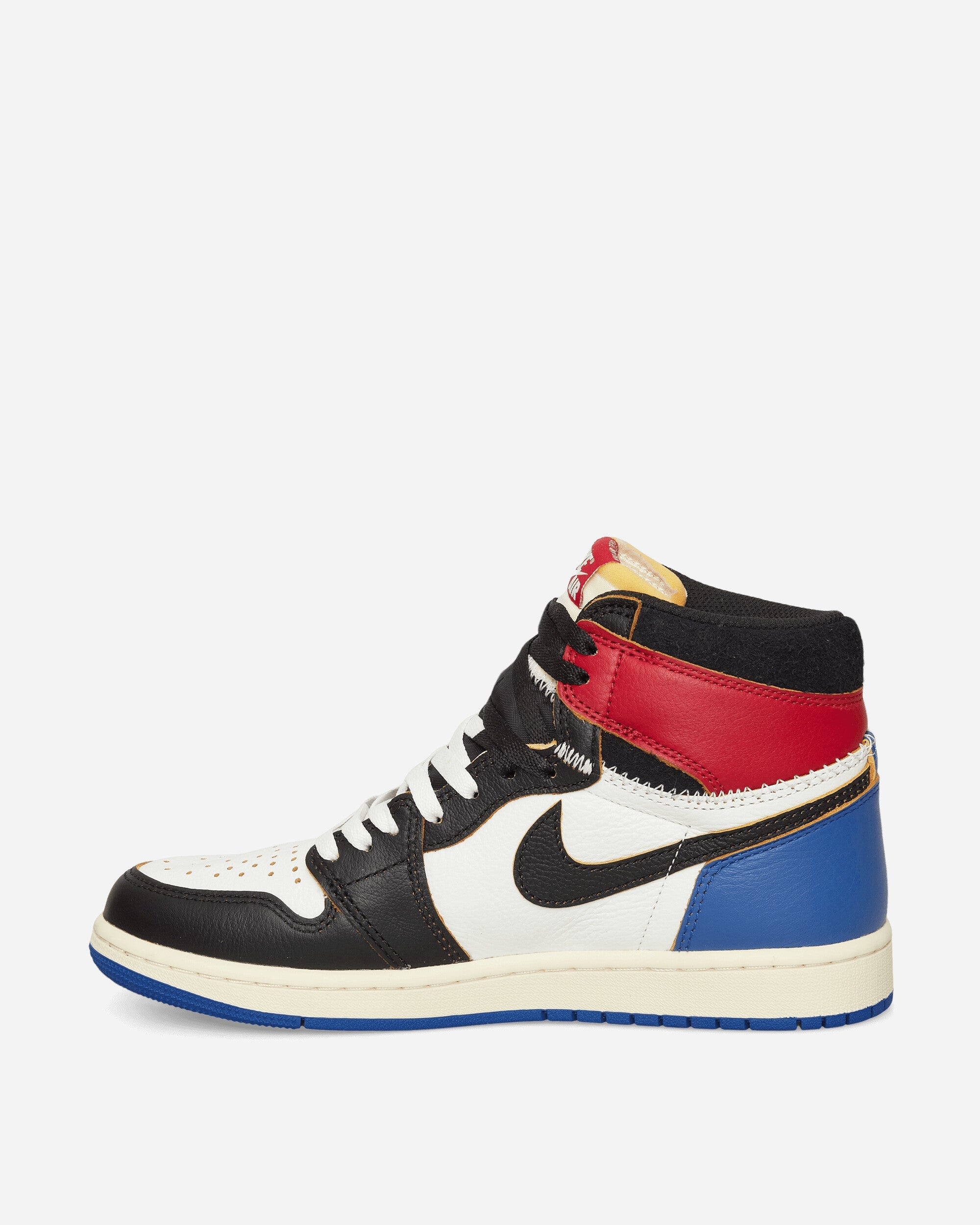 Оригінальна Union X Fragment Air Jordan 1 Sneakers Black Nike – детальний вид