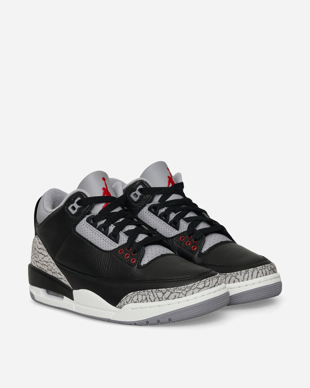 Air Jordan 3 Retro Sneakers Black Cement Nike оригінал – Купити в Україні – вид ззаду