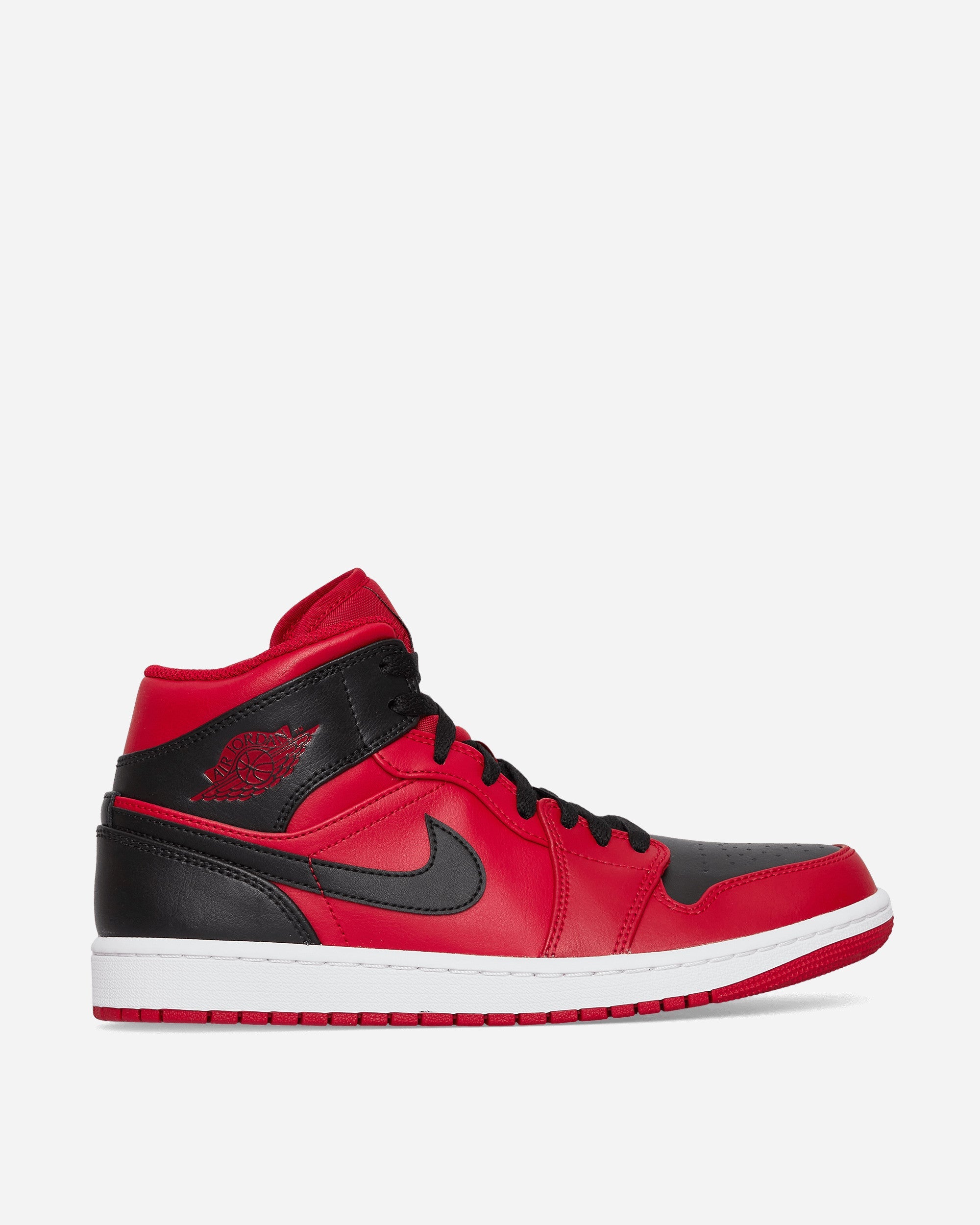 Air Jordan 1 MID Sneakers Gym Red Nike оригінал – Купити в Україні – боковий вид