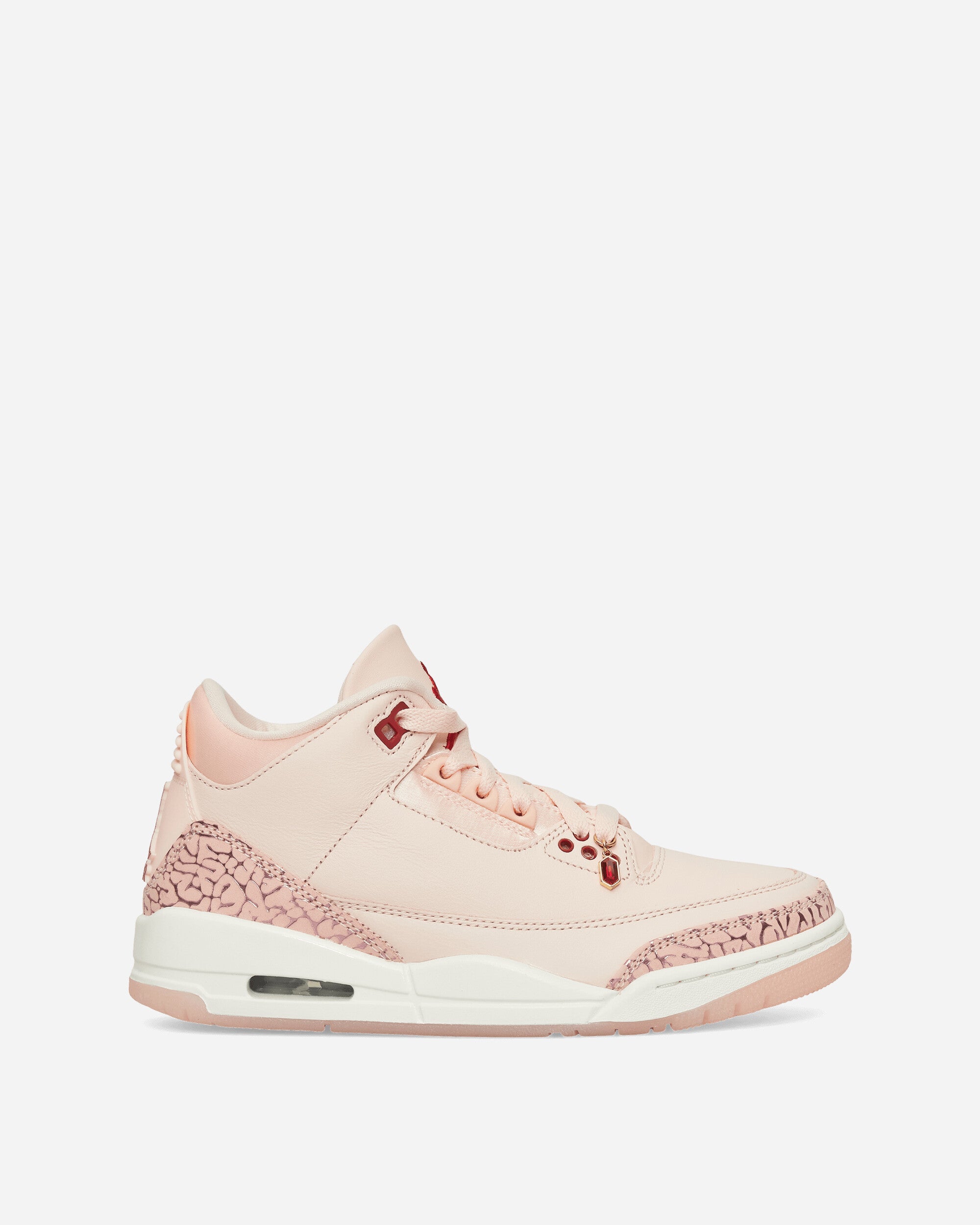 Оригінальна Womens Air Jordan 3 Treat Yourself Sneakers Washed Coral Nike – боковий вид